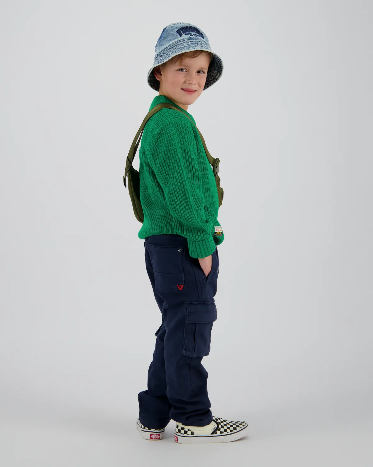 Jongens Loose Jeans Claudio | Zwart