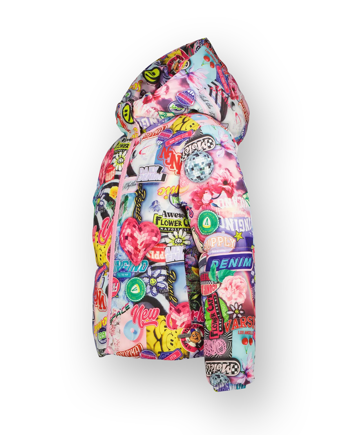 Girls Hooded Jacket Tigelle | Pink