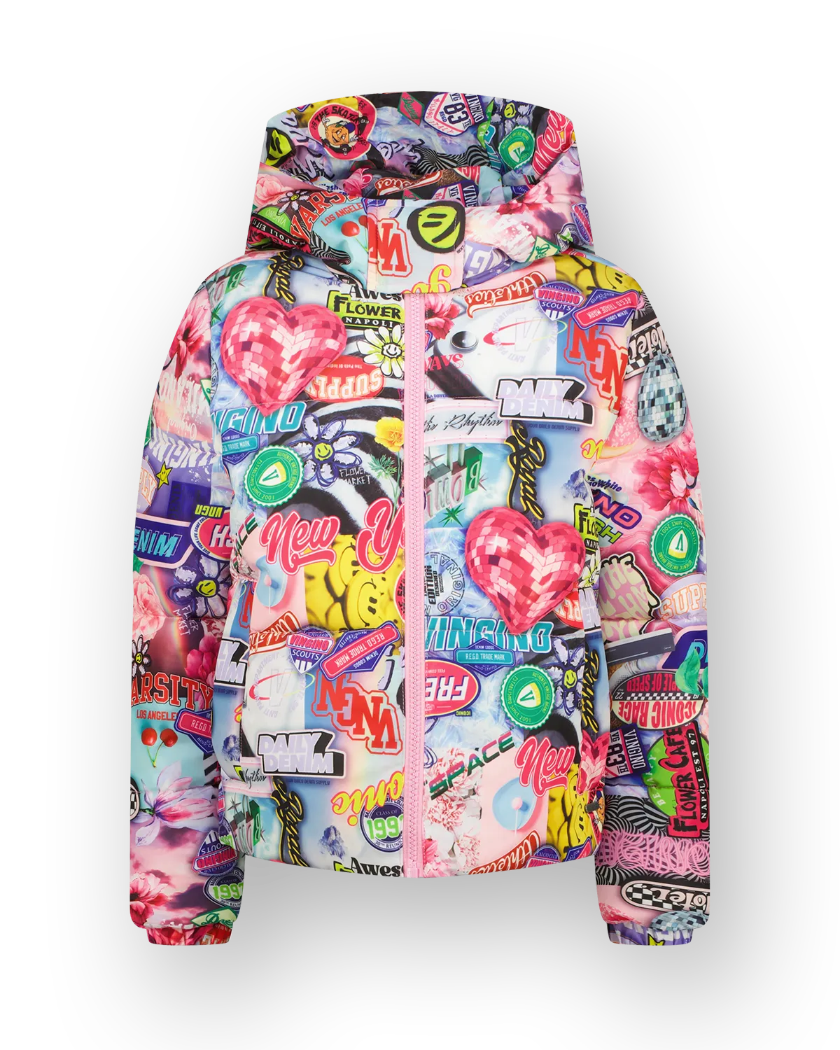 Girls Hooded Jacket Tigelle | Pink