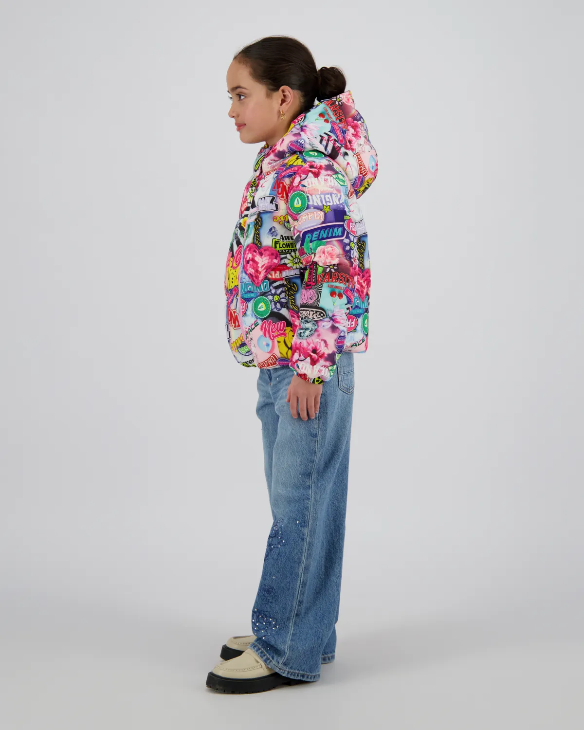 Girls Hooded Jacket Tigelle | Pink