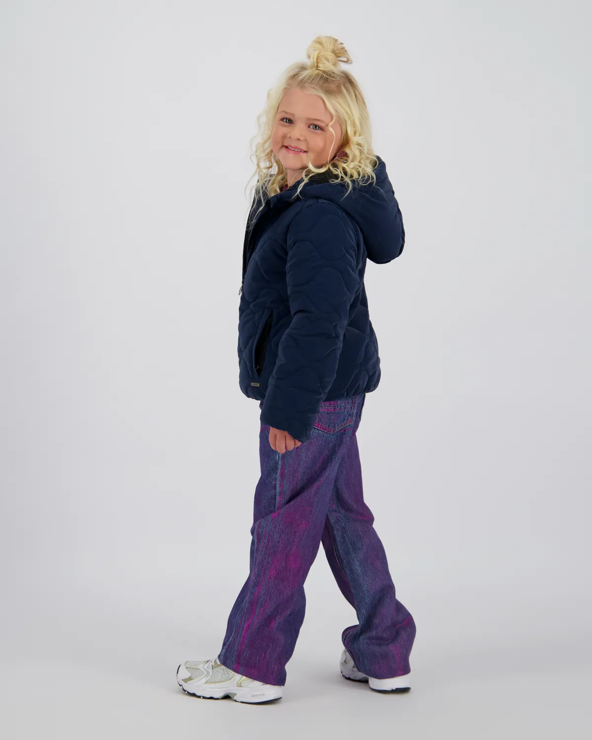 Girls Hooded Jacket Tanije | Blue