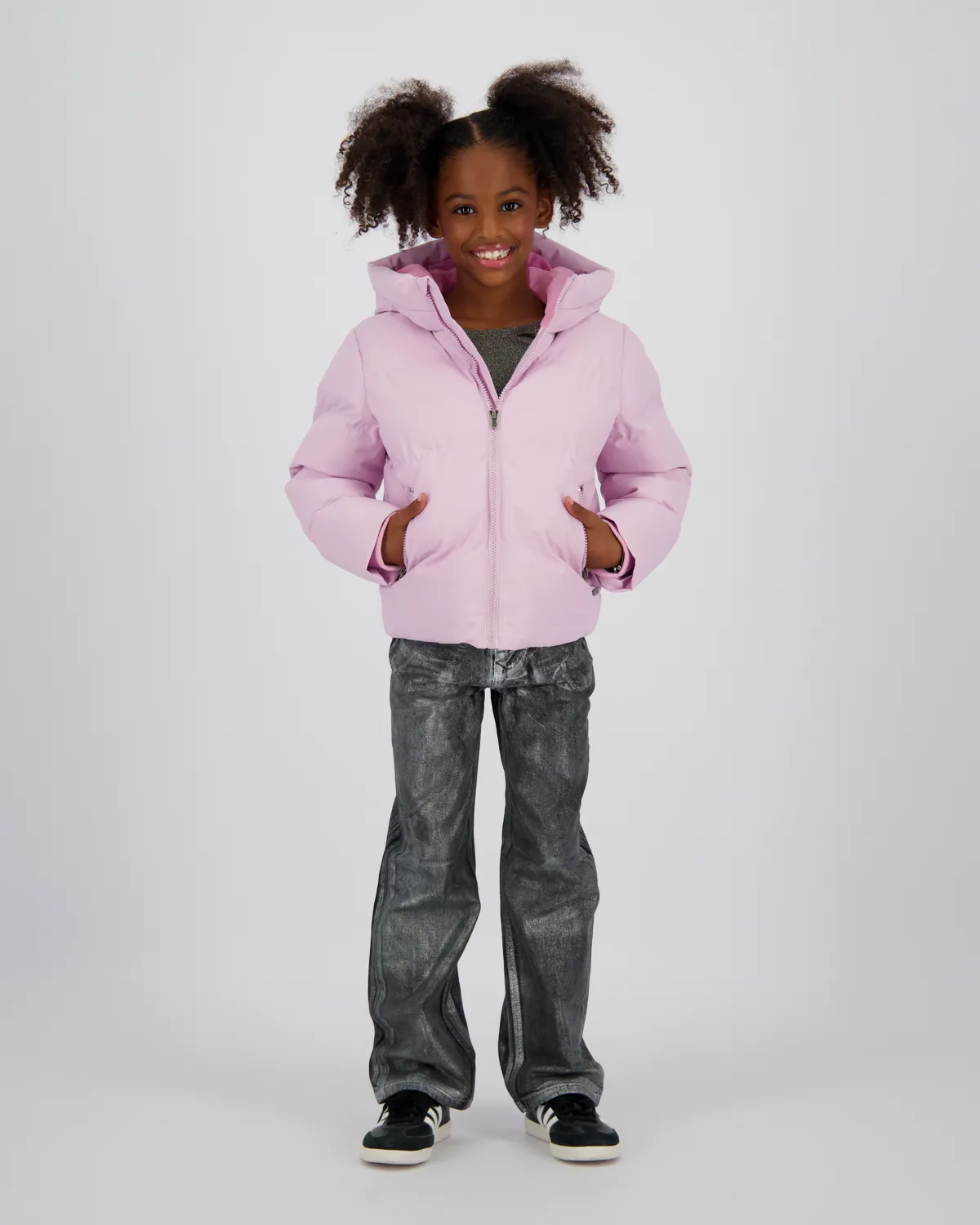 Girls Hooded Jacket Tezia | Purple