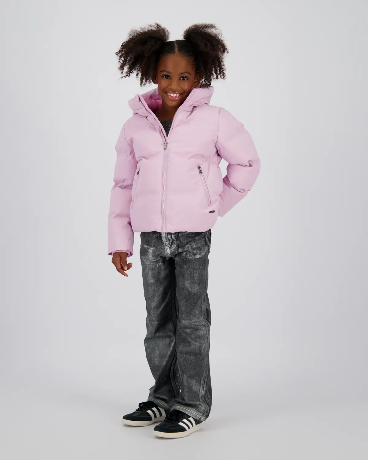 Girls Hooded Jacket Tezia | Purple