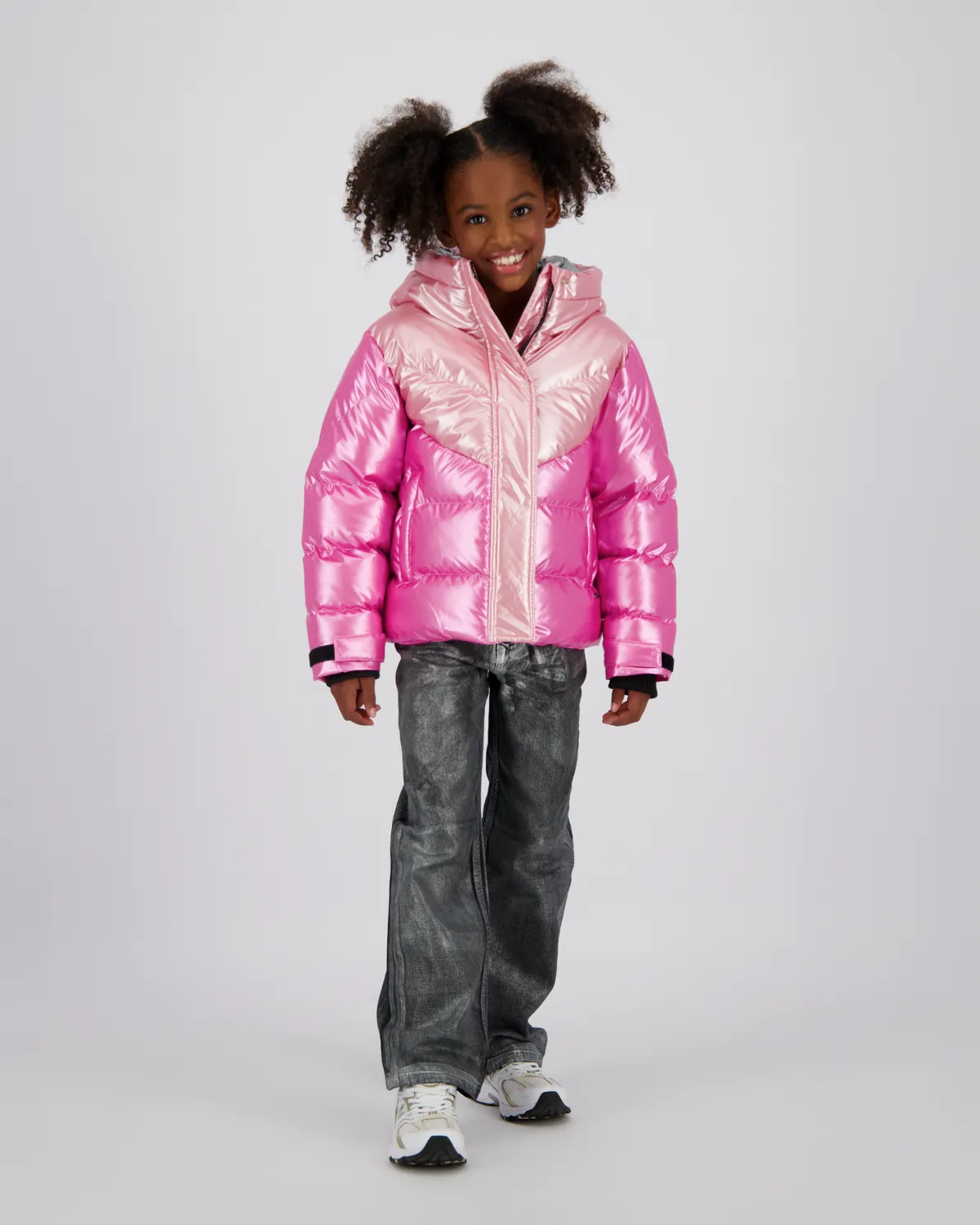 Girls Hooded Jacket Toly | Black