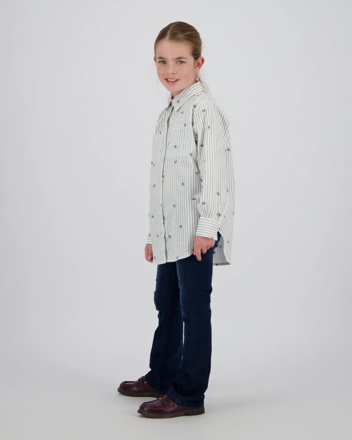 Girls Blouse Loranda | White