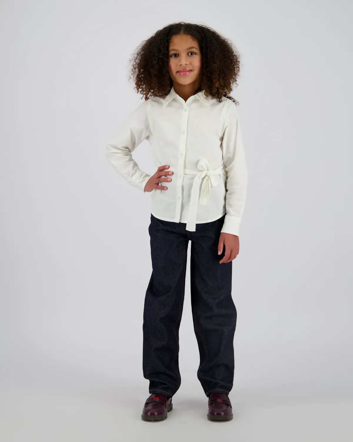 Girls Blouse Lovie | White