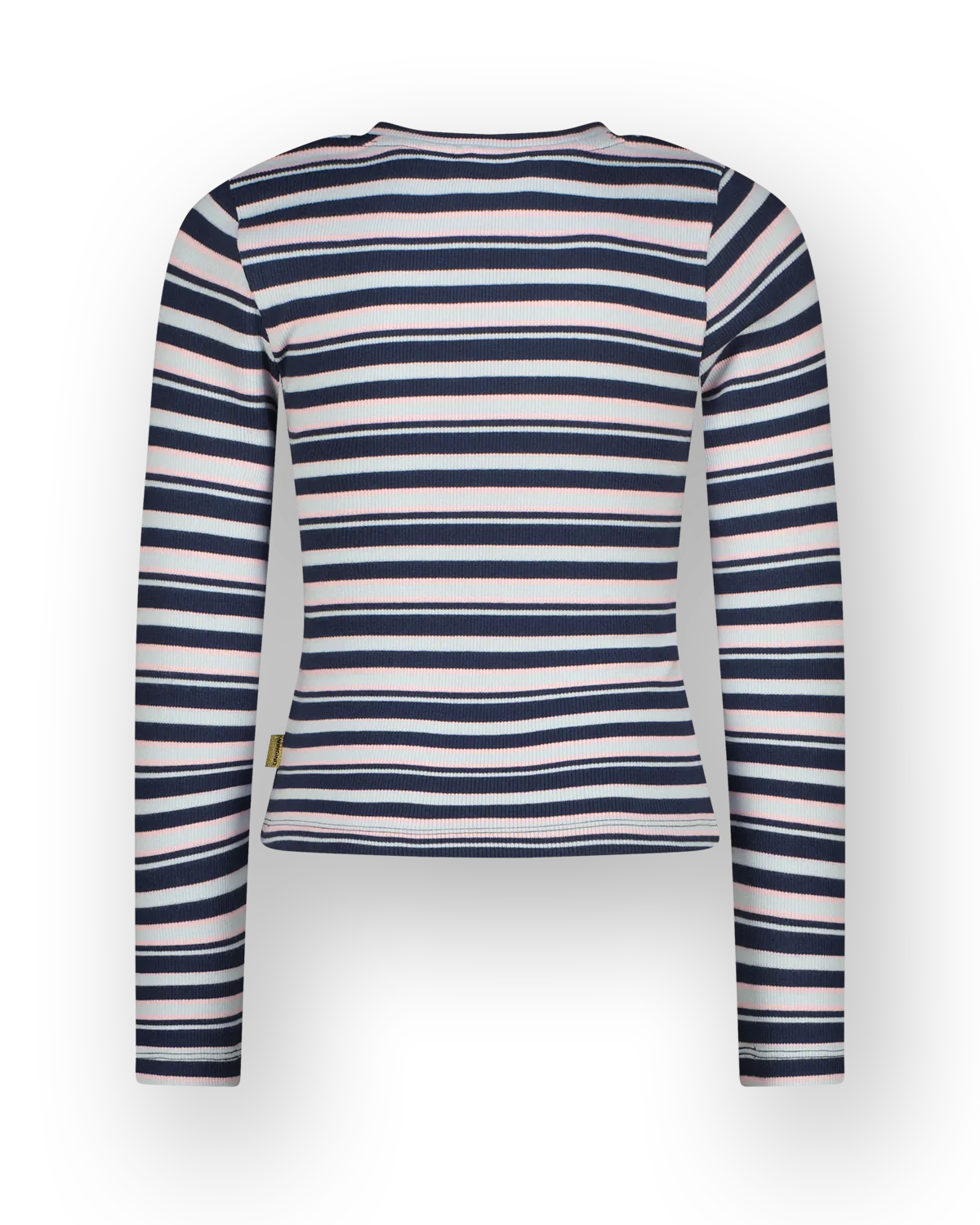 Meisjes T-shirt Basic stripe top | Blauw