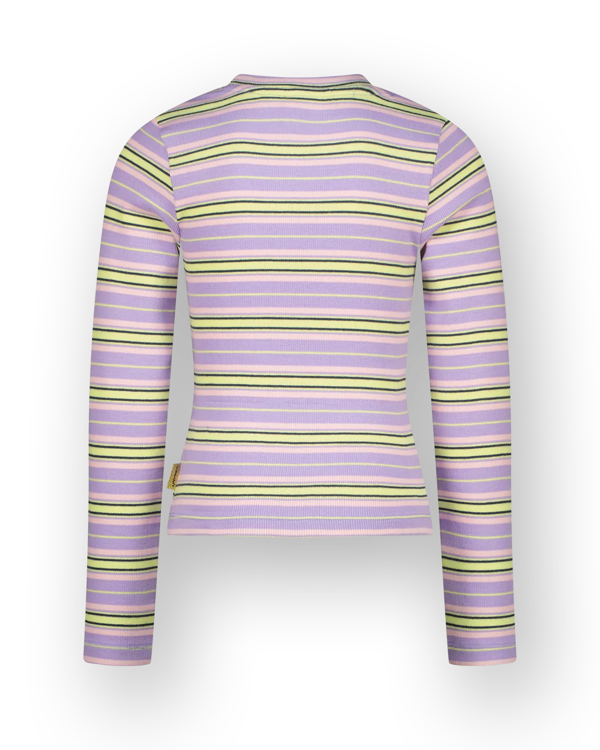 Meisjes T-shirt Basic stripe top | Paars