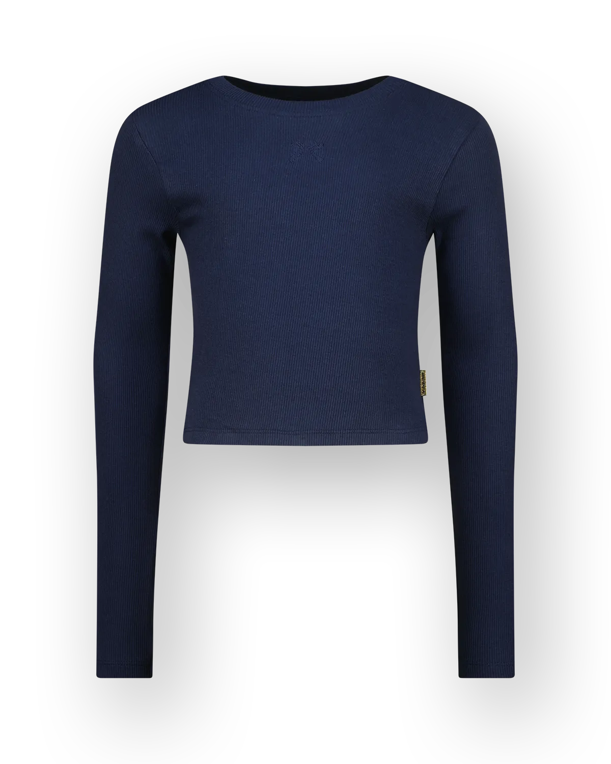 T-shirt Basic crop rib top