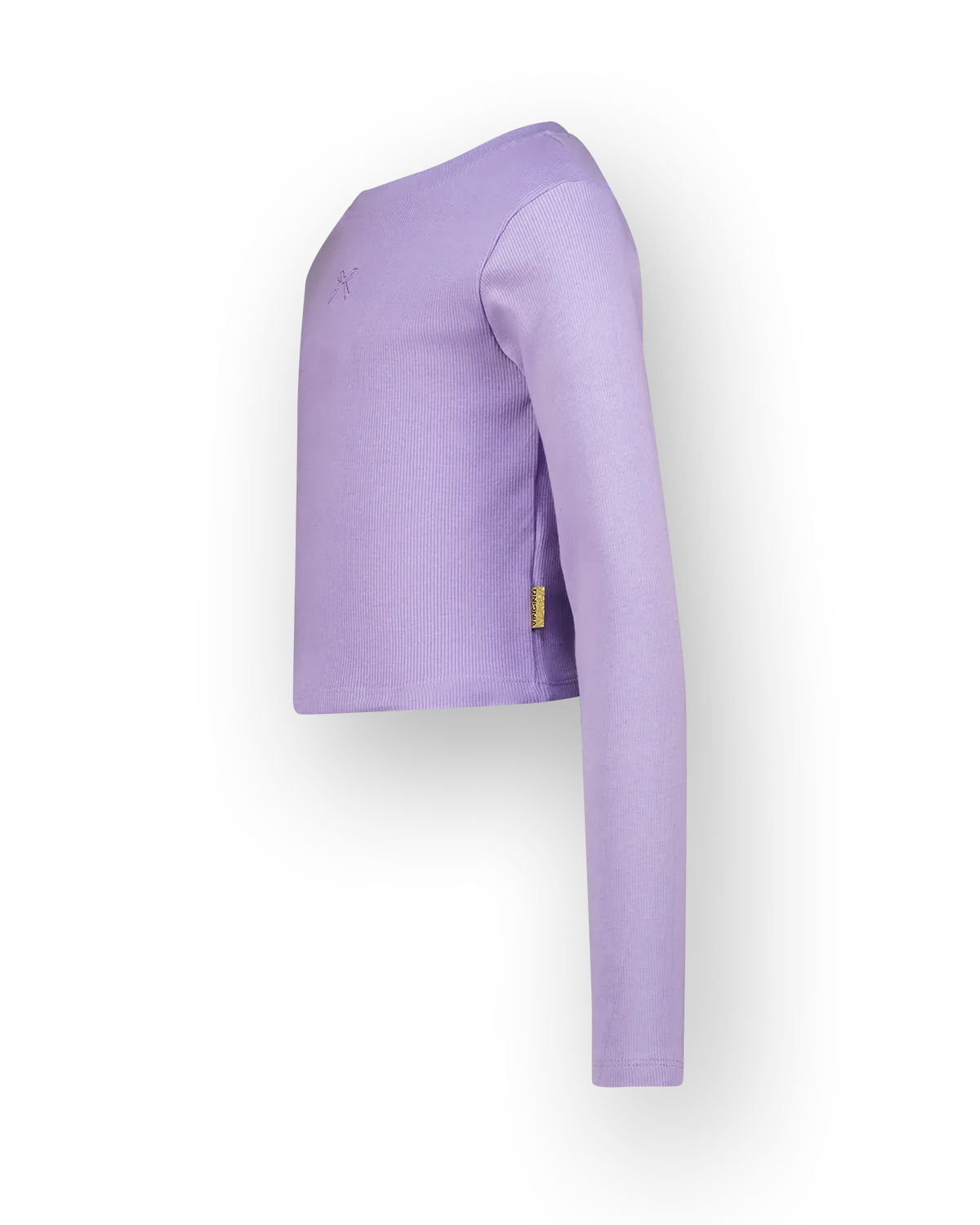 T-shirt Basic crop rib top