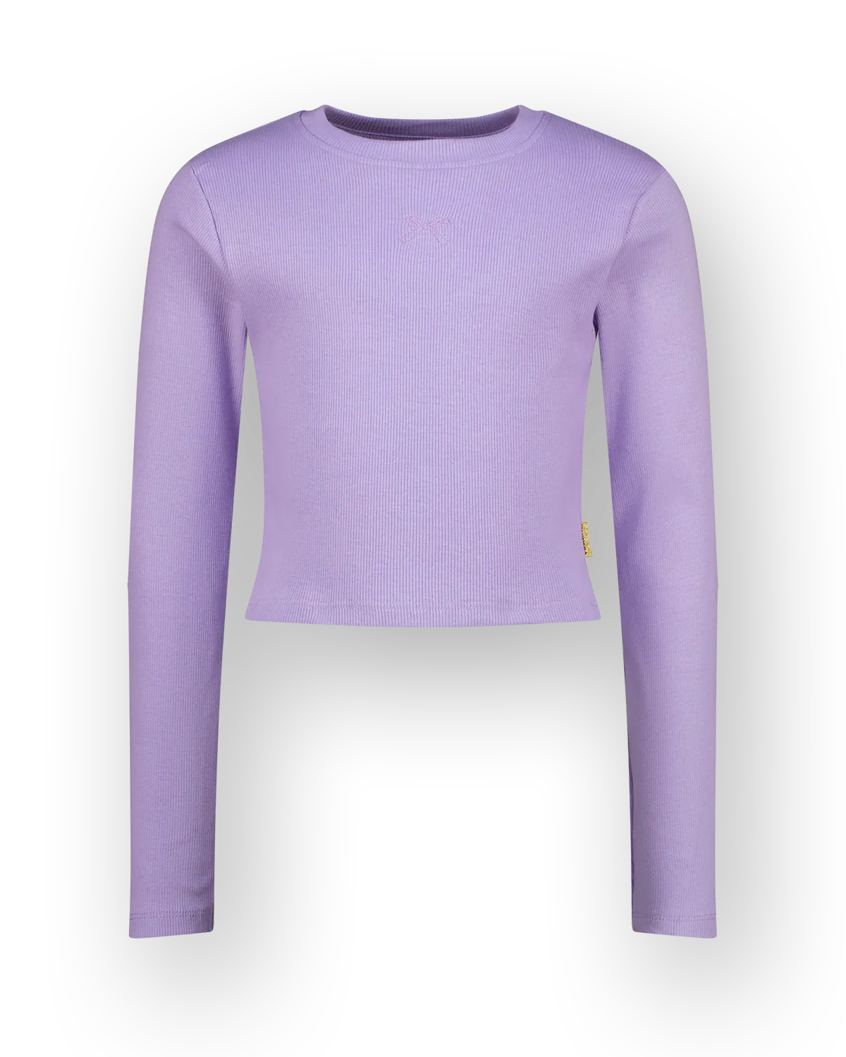 T-shirt Basic crop rib top