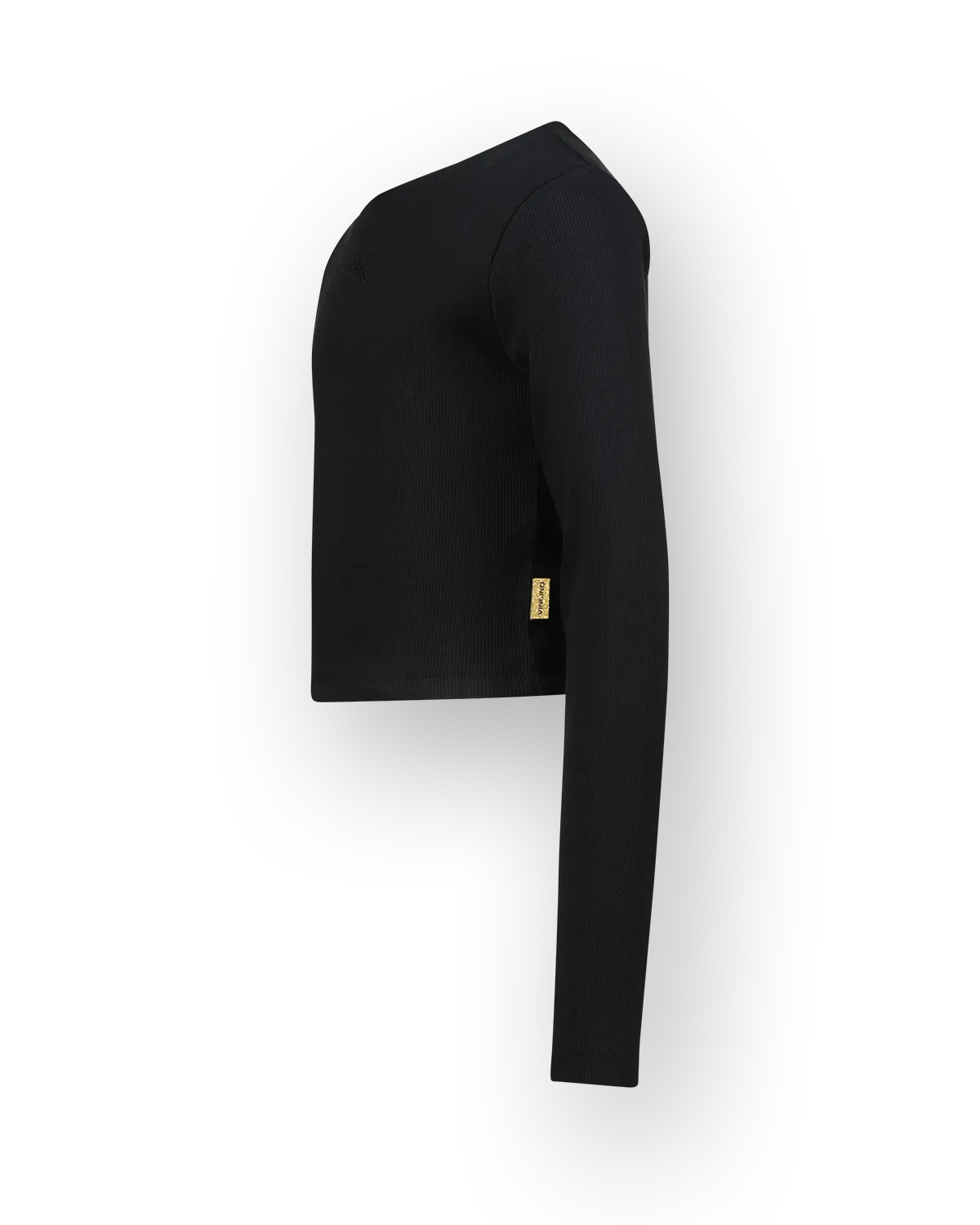 T-shirt Basic crop rib top