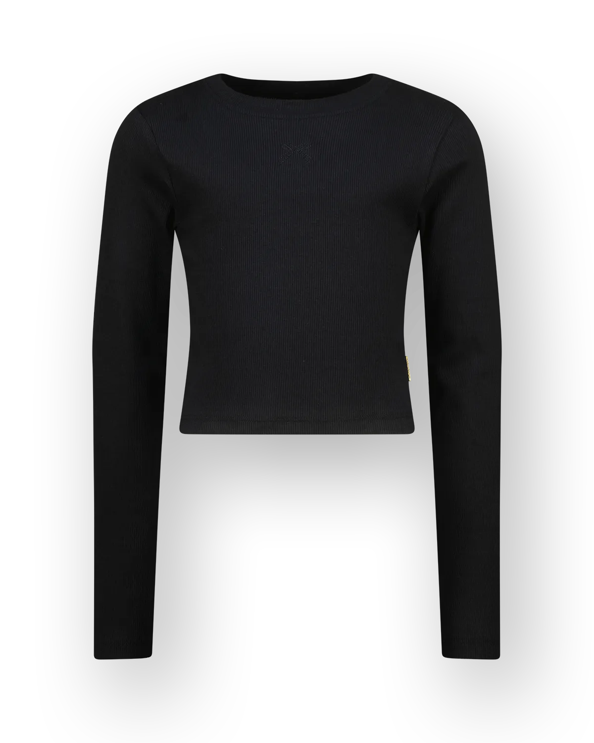 T-shirt Basic crop rib top