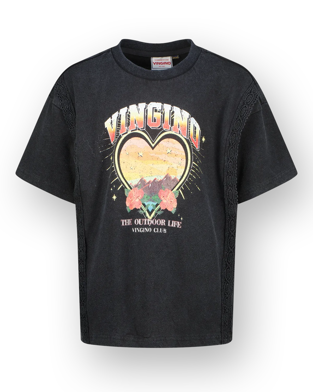 Girls T-shirt Hemma | Grey