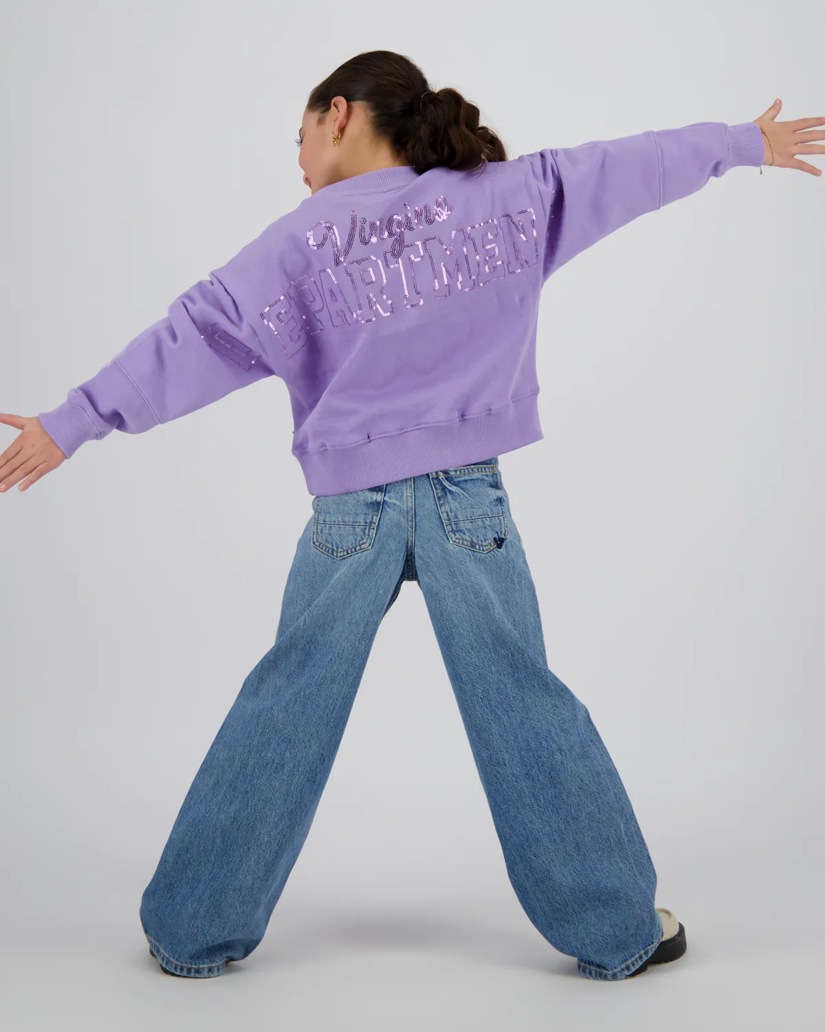 Meisjes Sweater Nimre | Paars
