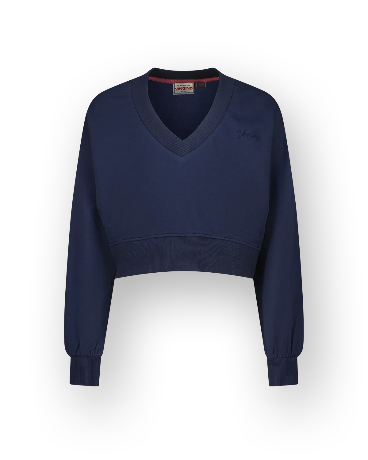 Girls Sweater Basic-V neck | Blue