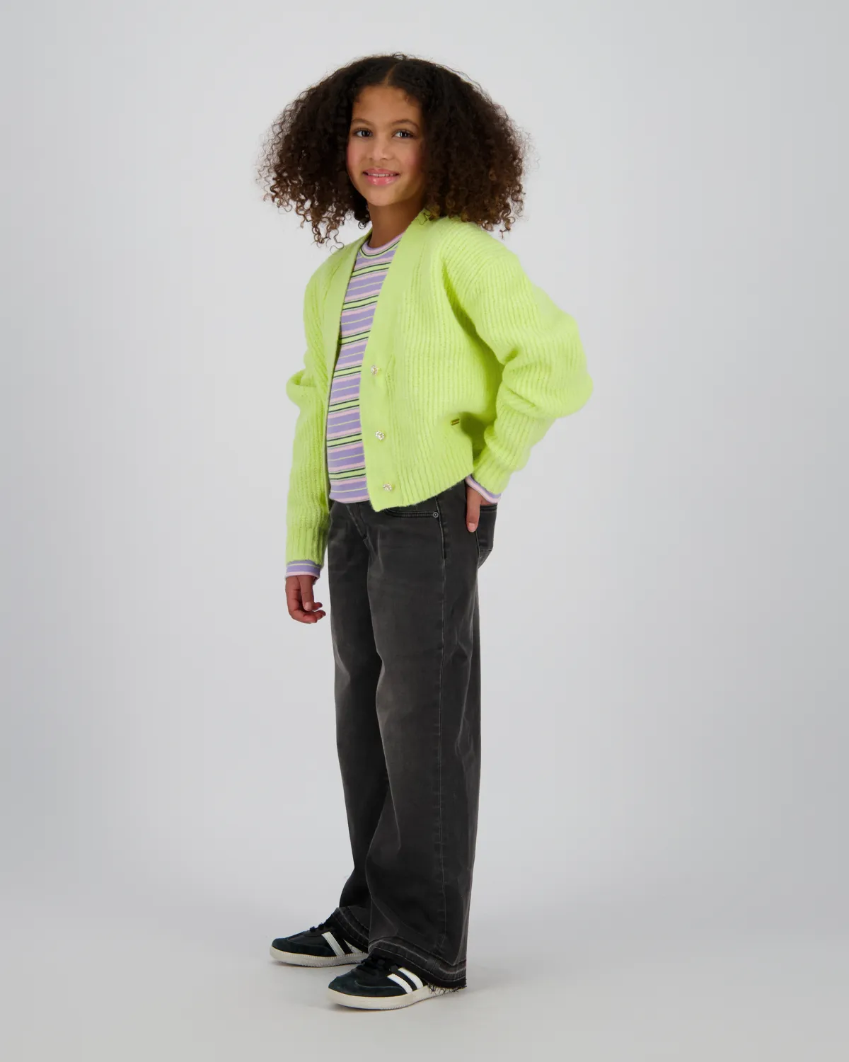Girls Cardigan Manda | Green