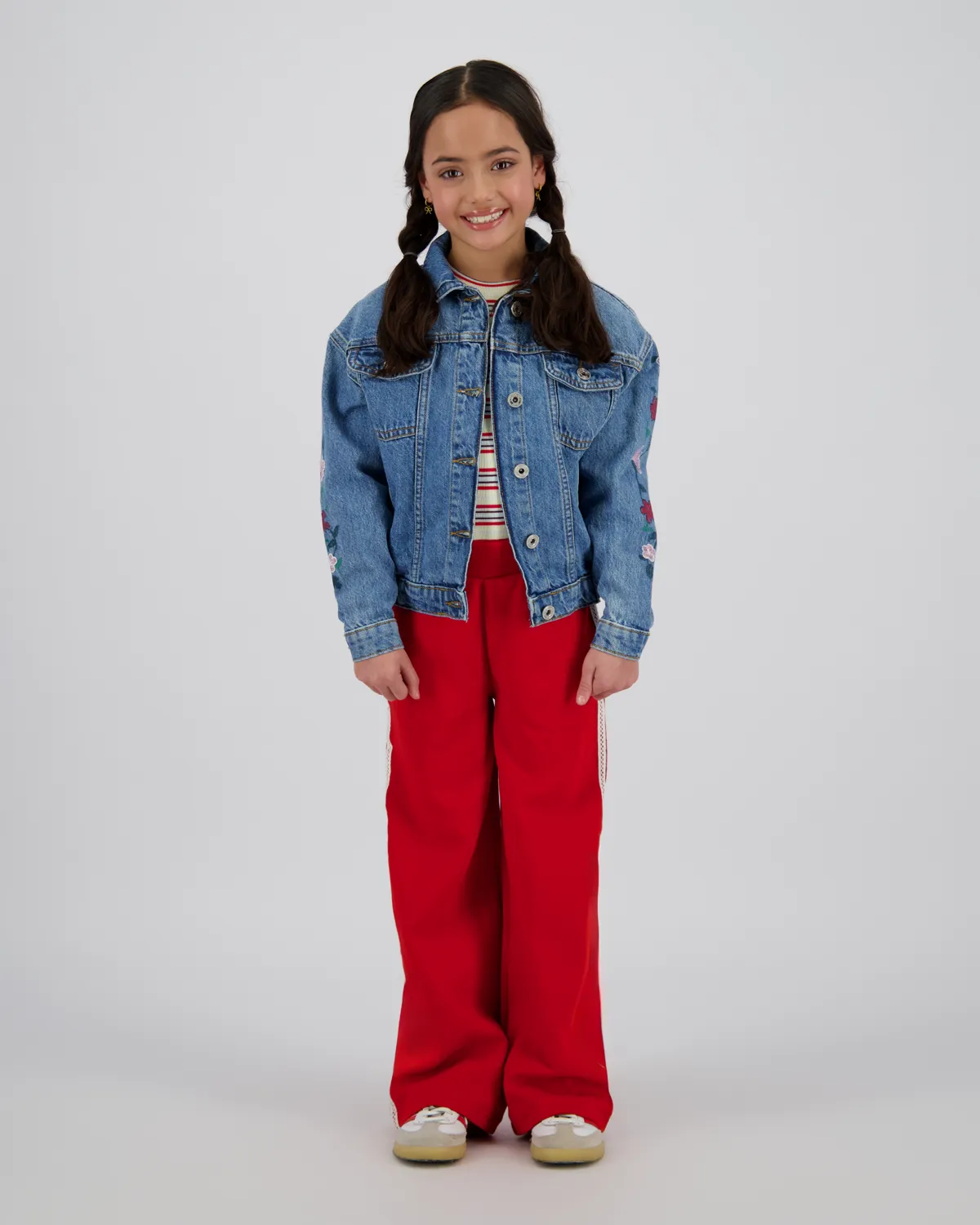 Meisjes Wide leg Broek Sonita | Rood