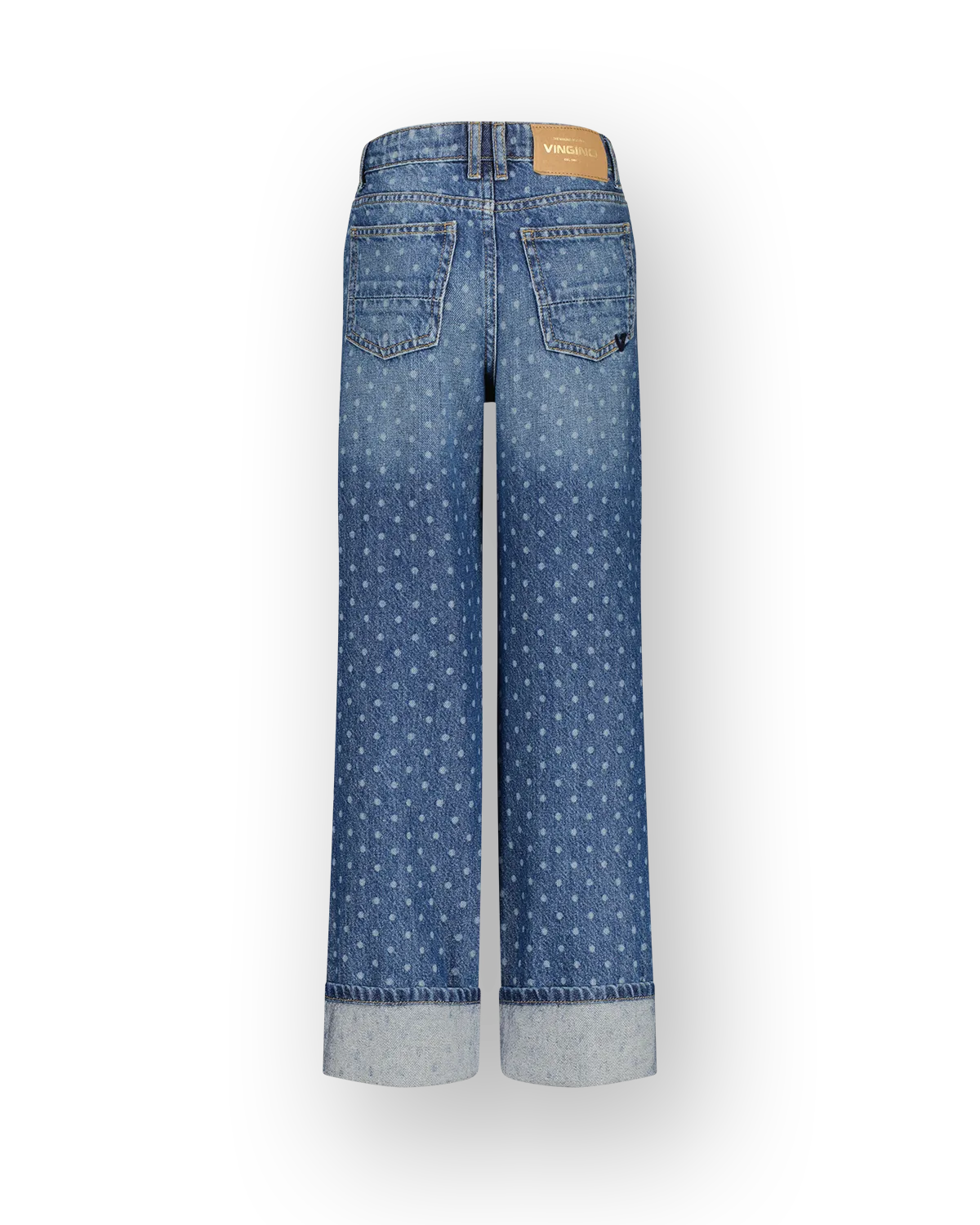 Girls Wide leg Jeans Cato Dots | Blue