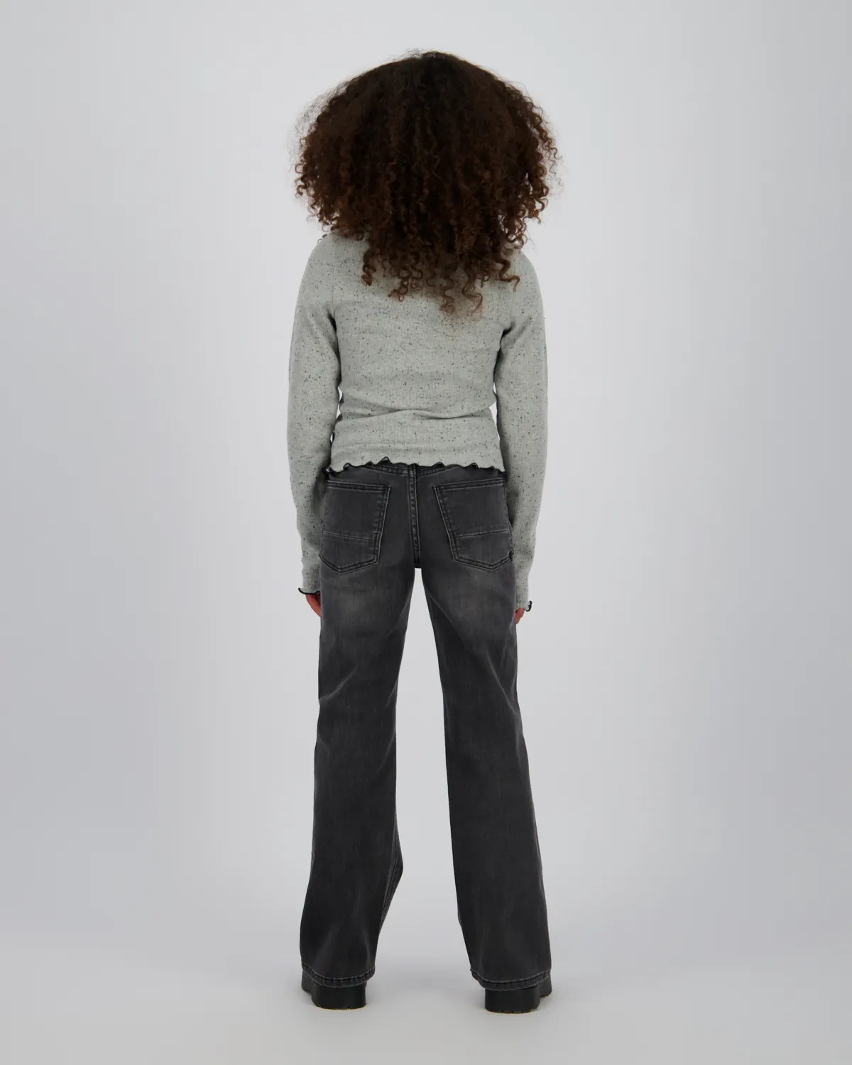 Meisjes Straight flare Jeans Claire | Grijs