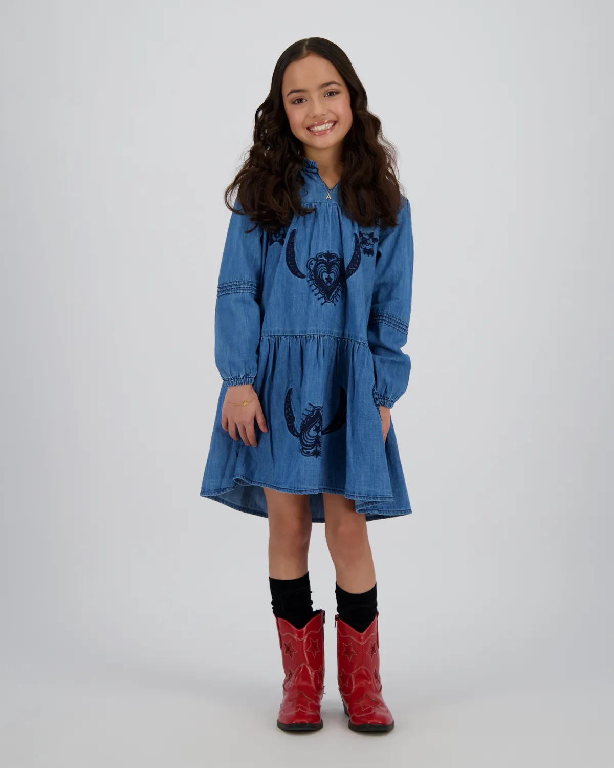 Girls Dress Pascalle | Blue