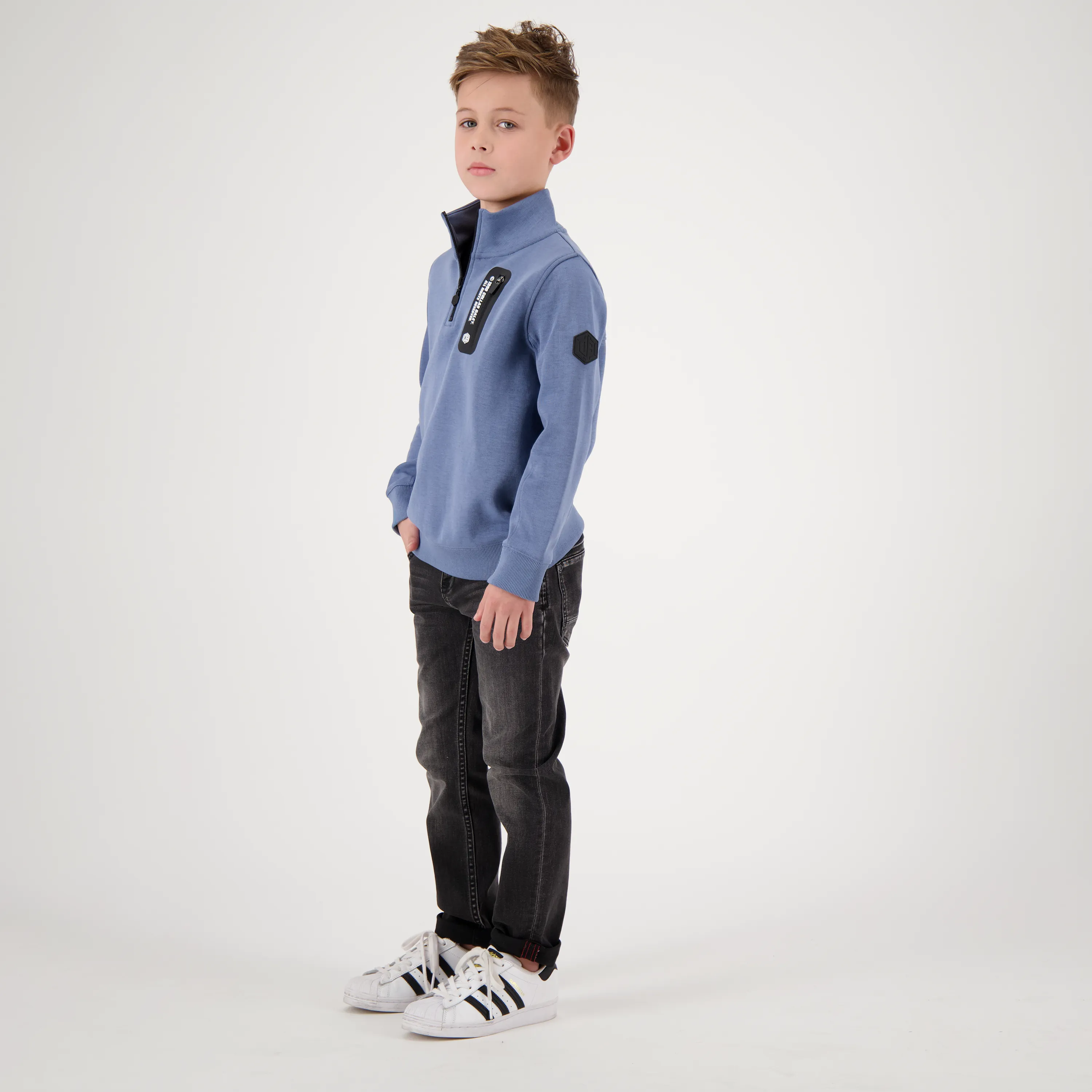 Jongens Hoodie Nemari | Blauw