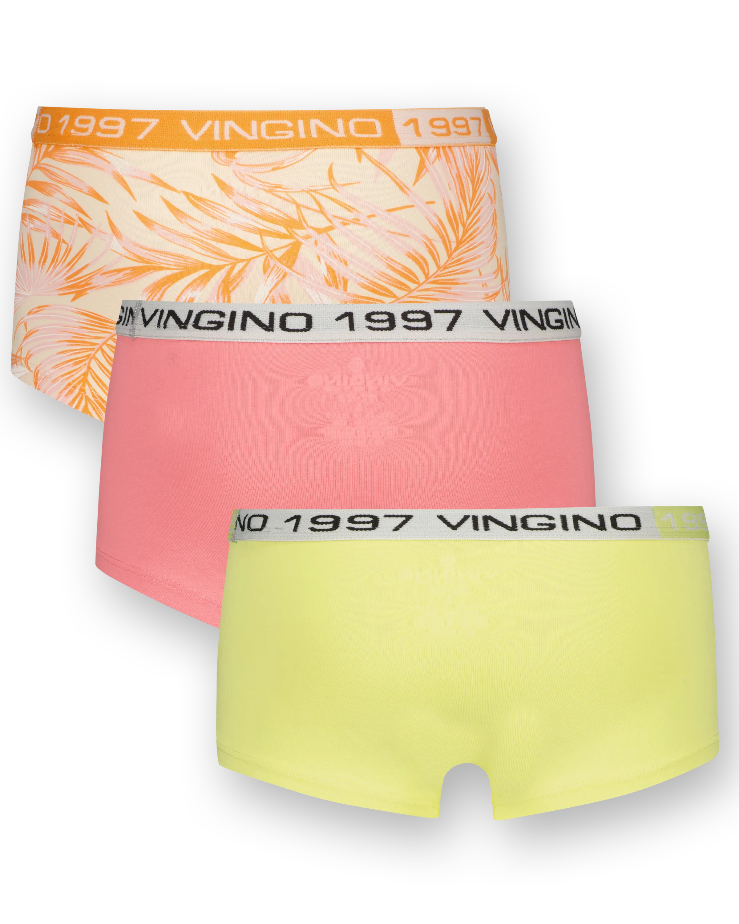 Girls Hipster 11 Light Leaf 3 Pack | Orange