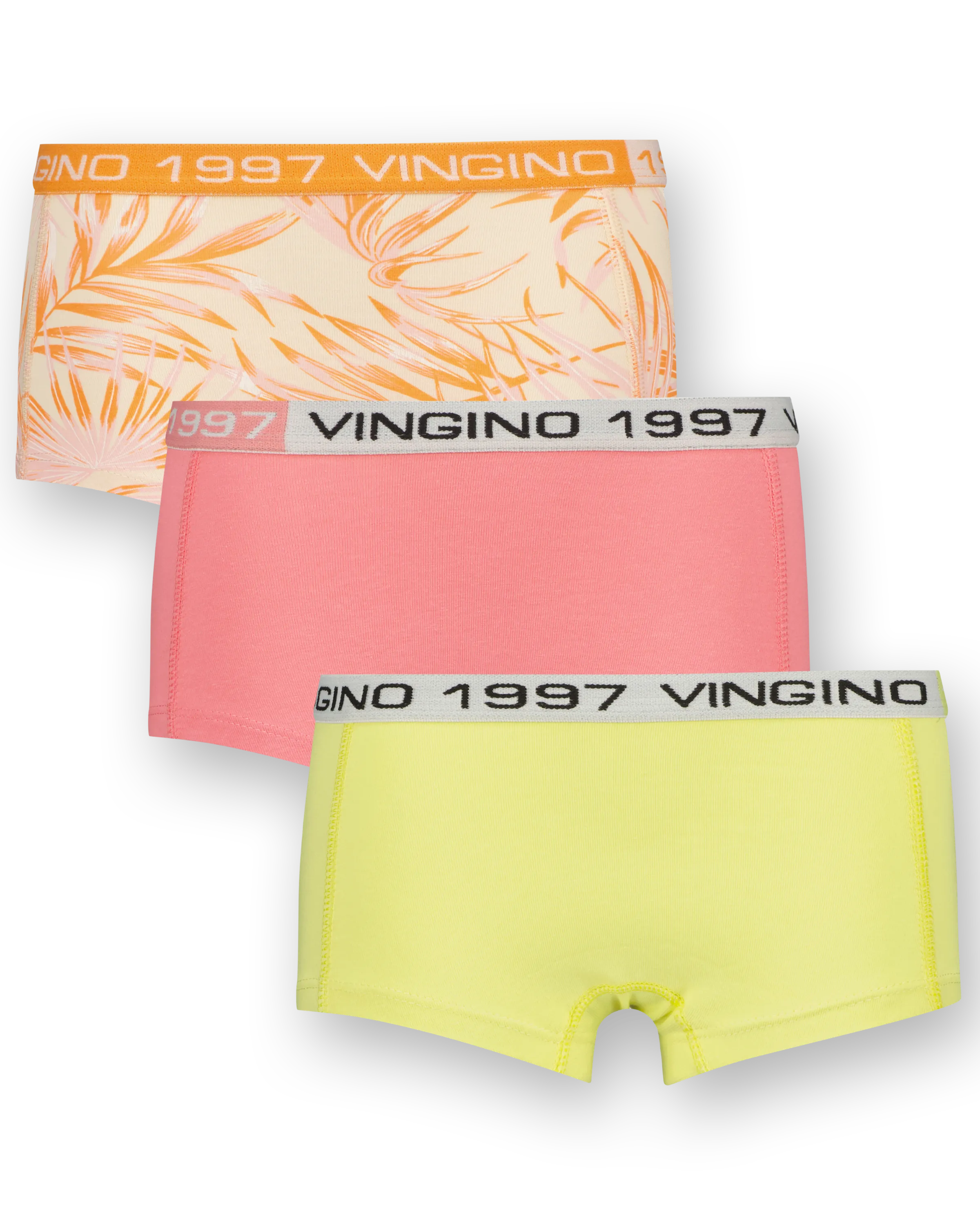 Girls Hipster 11 Light Leaf 3 Pack | Orange