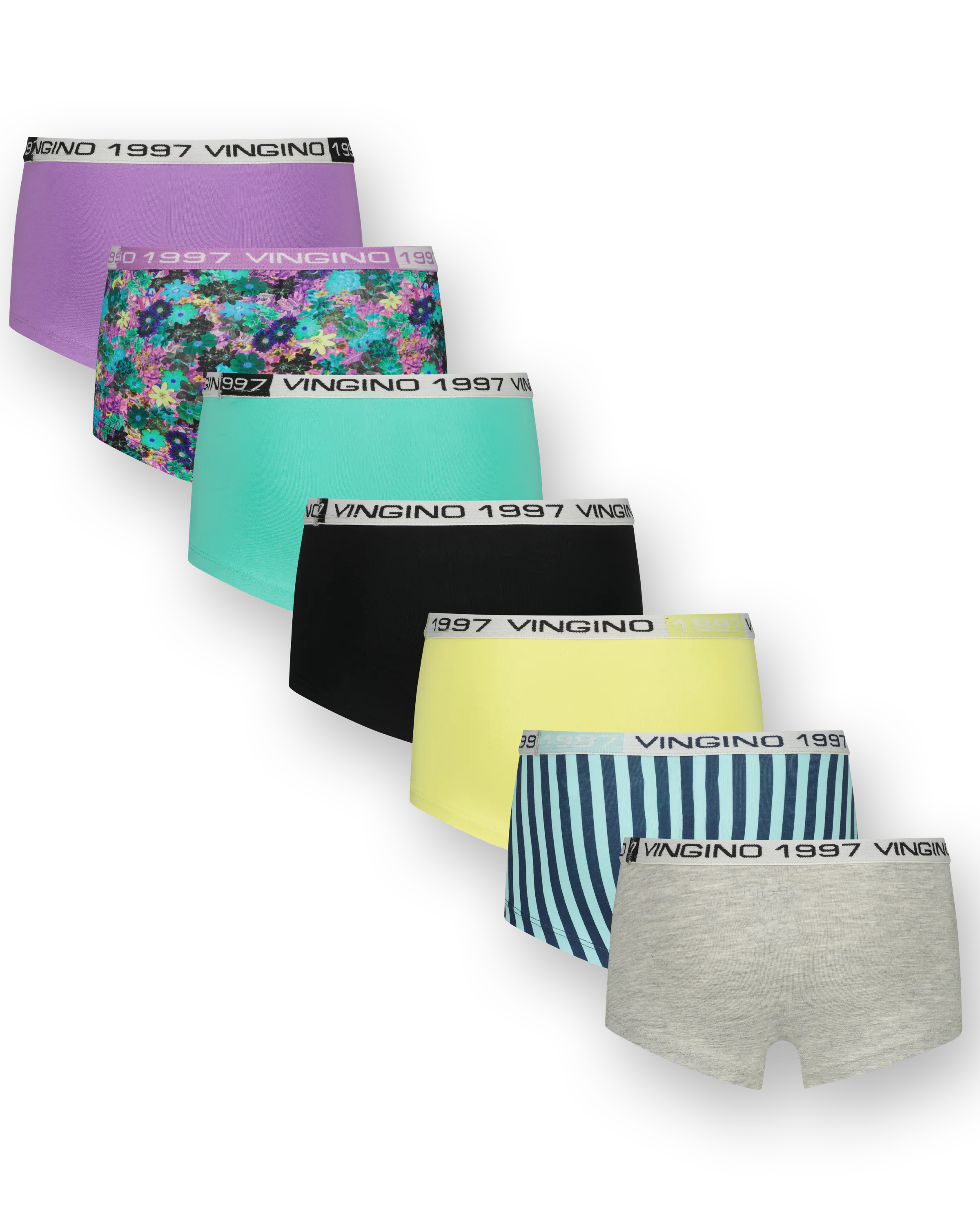 Meisjes Hipster 16 7 Pack | Paars