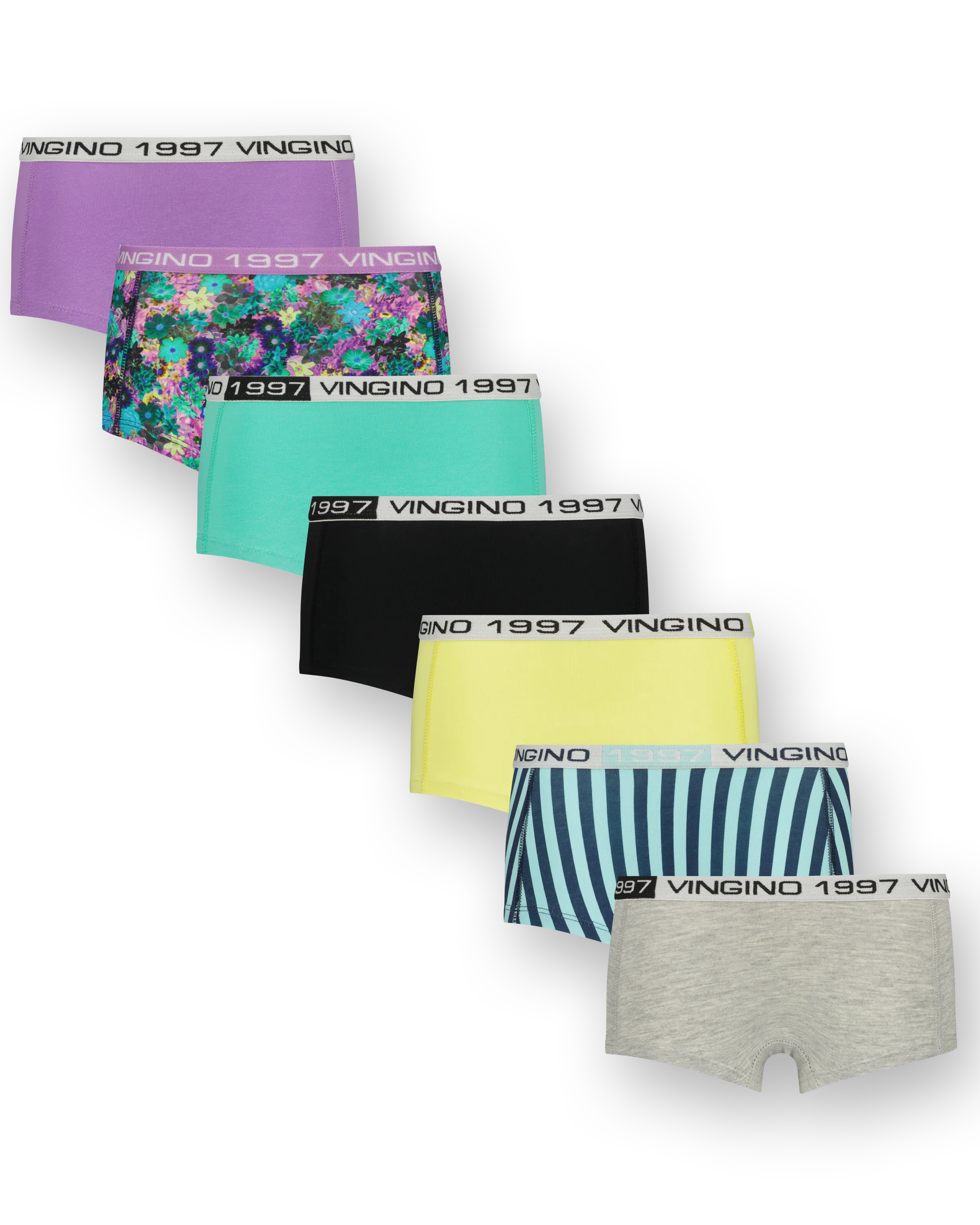 Meisjes Hipster 16 7 Pack | Paars