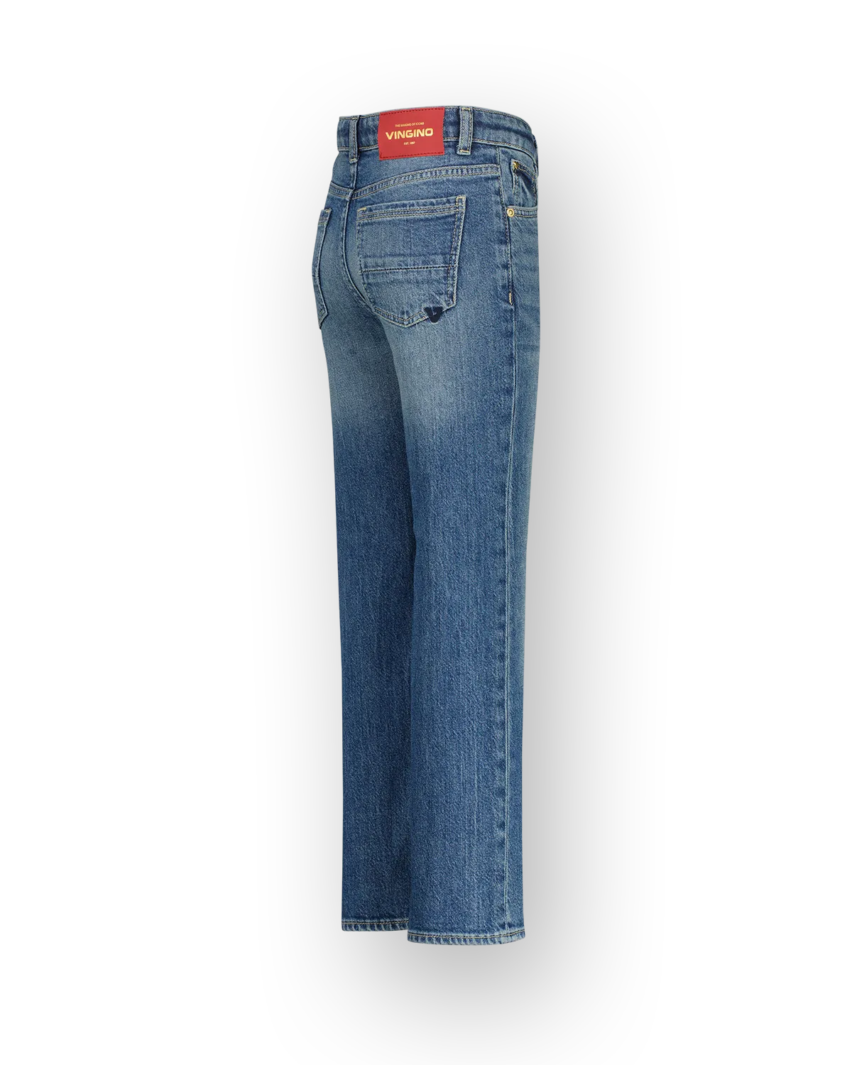 Meisjes Straight Jeans Clara | Blauw
