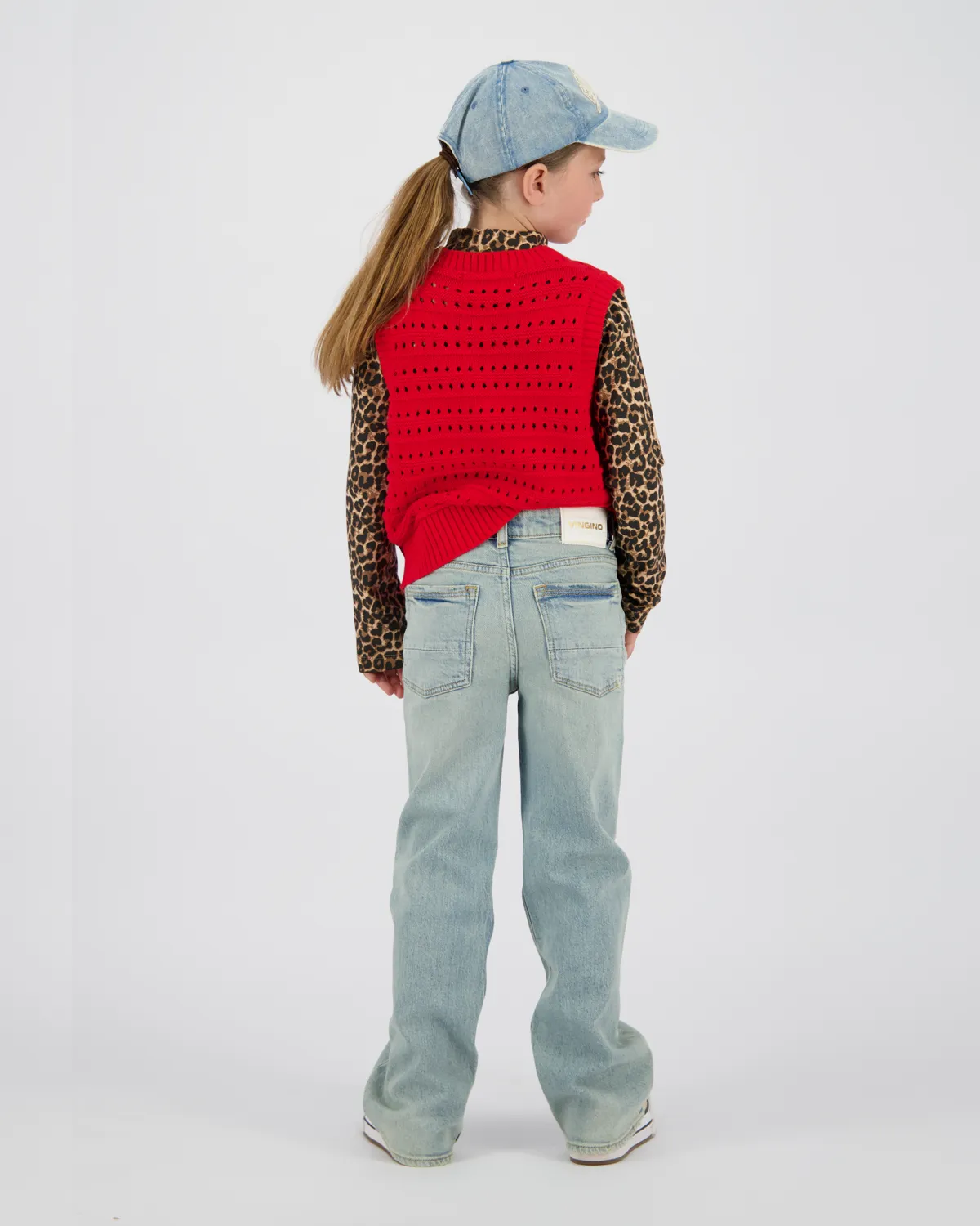 Meisjes Straight flare Jeans Carey | Blauw