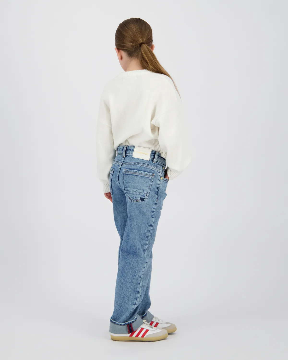 Meisjes Wide leg Jeans Cecile | Blauw