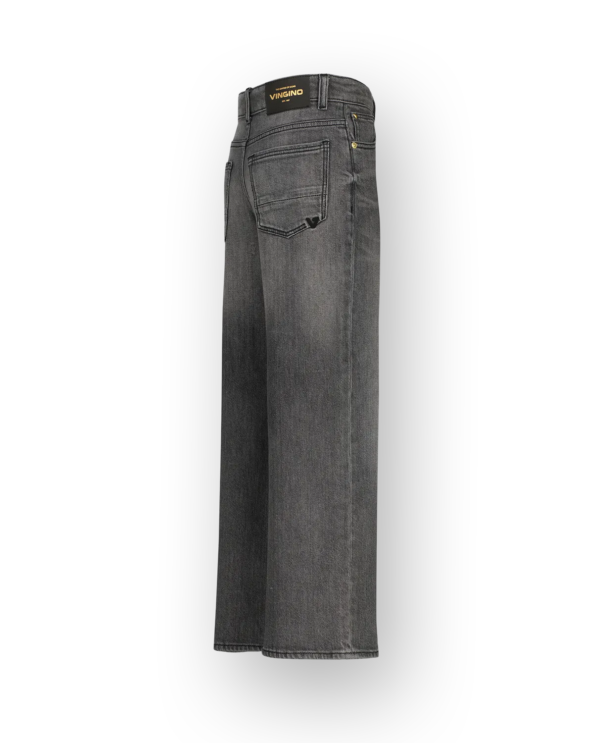 Meisjes Extra wide leg Jeans Carlice | Grijs
