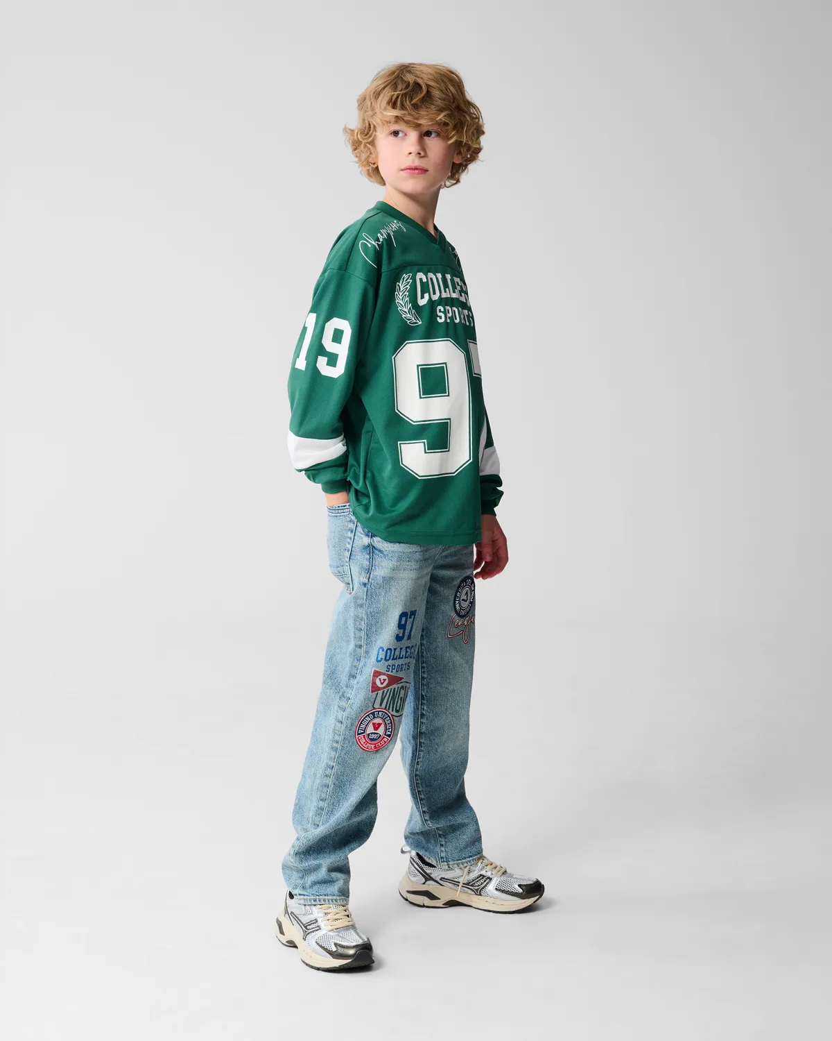 Jongens Long T-shirt Hofi | Groen
