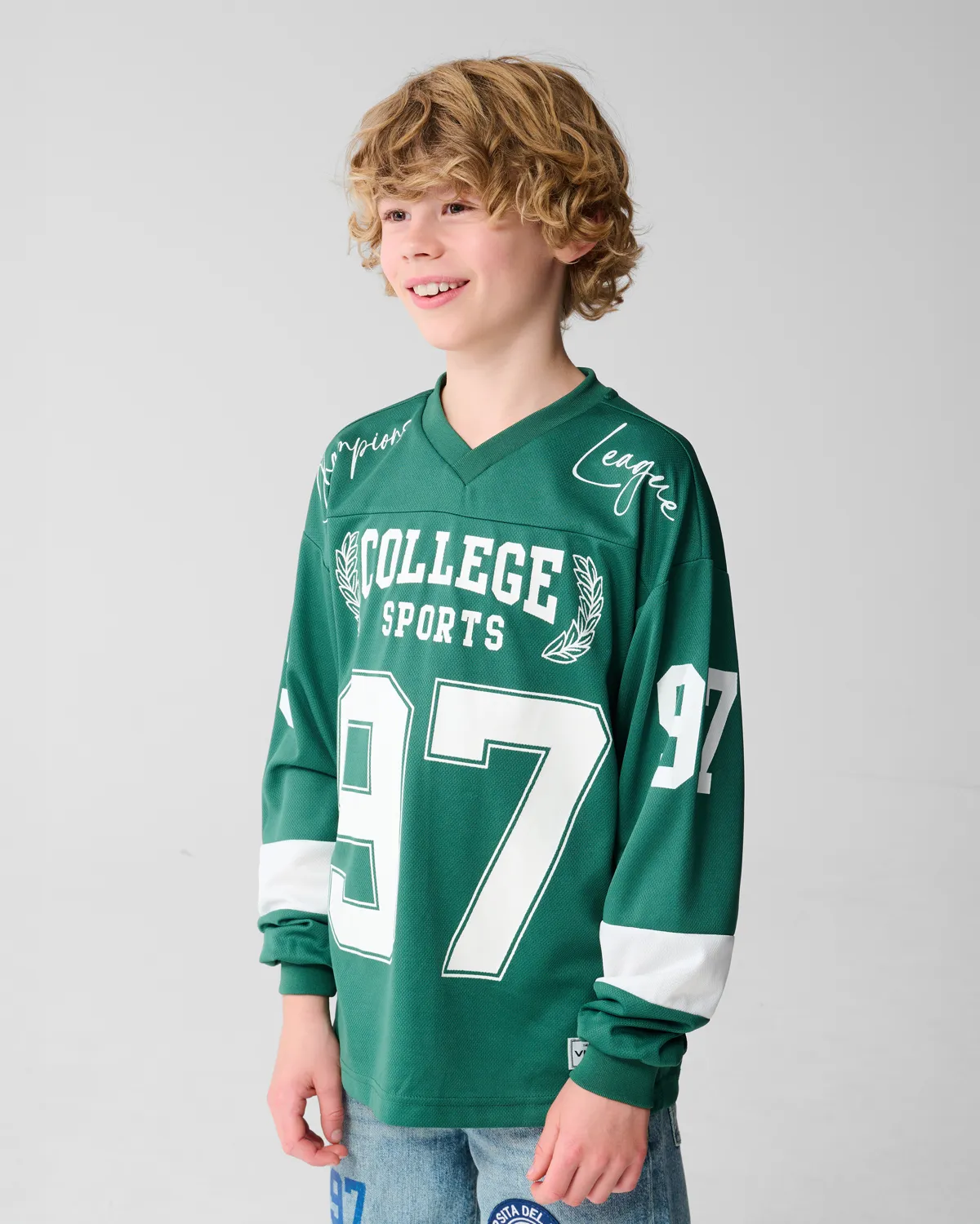 Jongens Long T-shirt Hofi | Groen