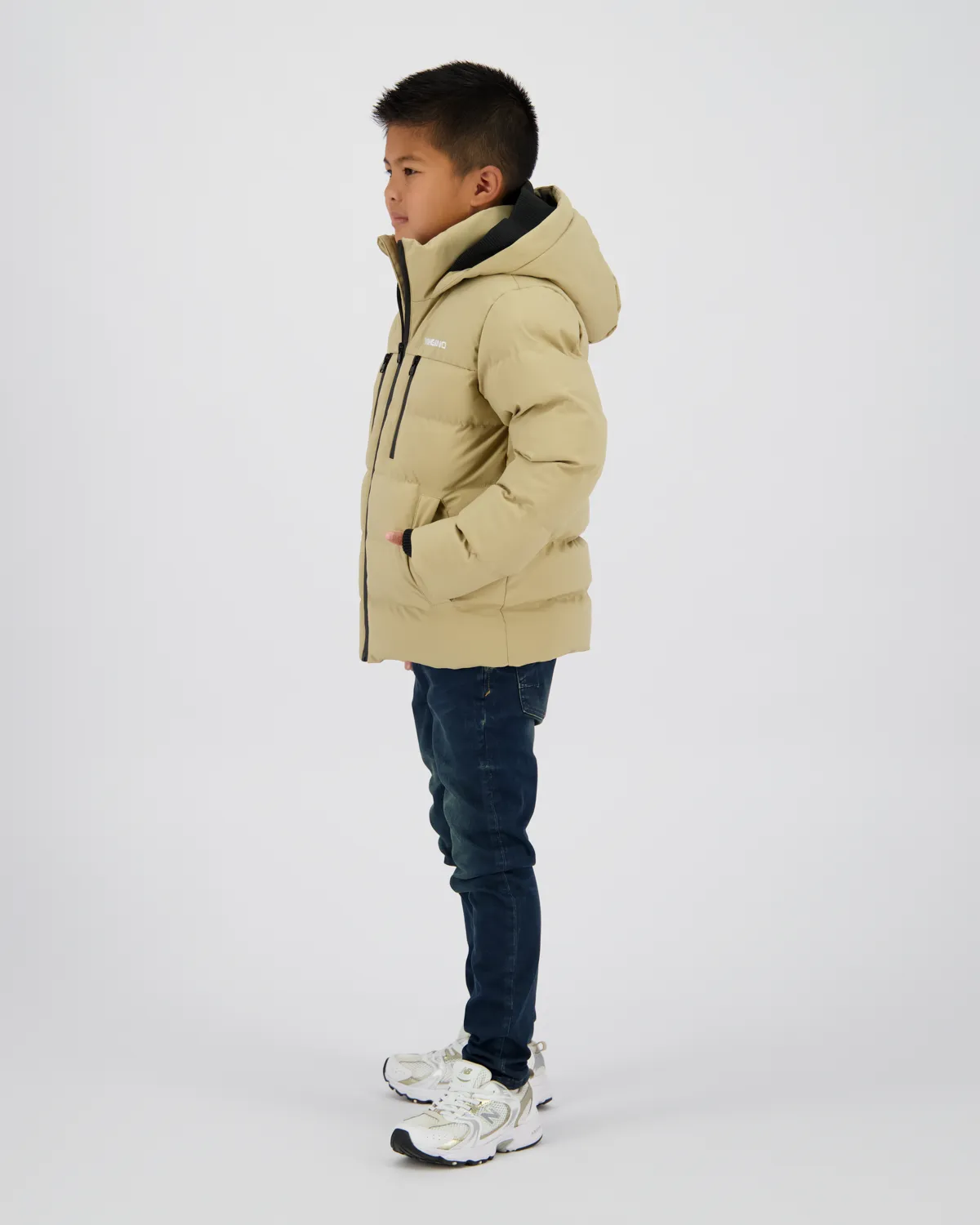 Jongens Jas Tigon | Zwart