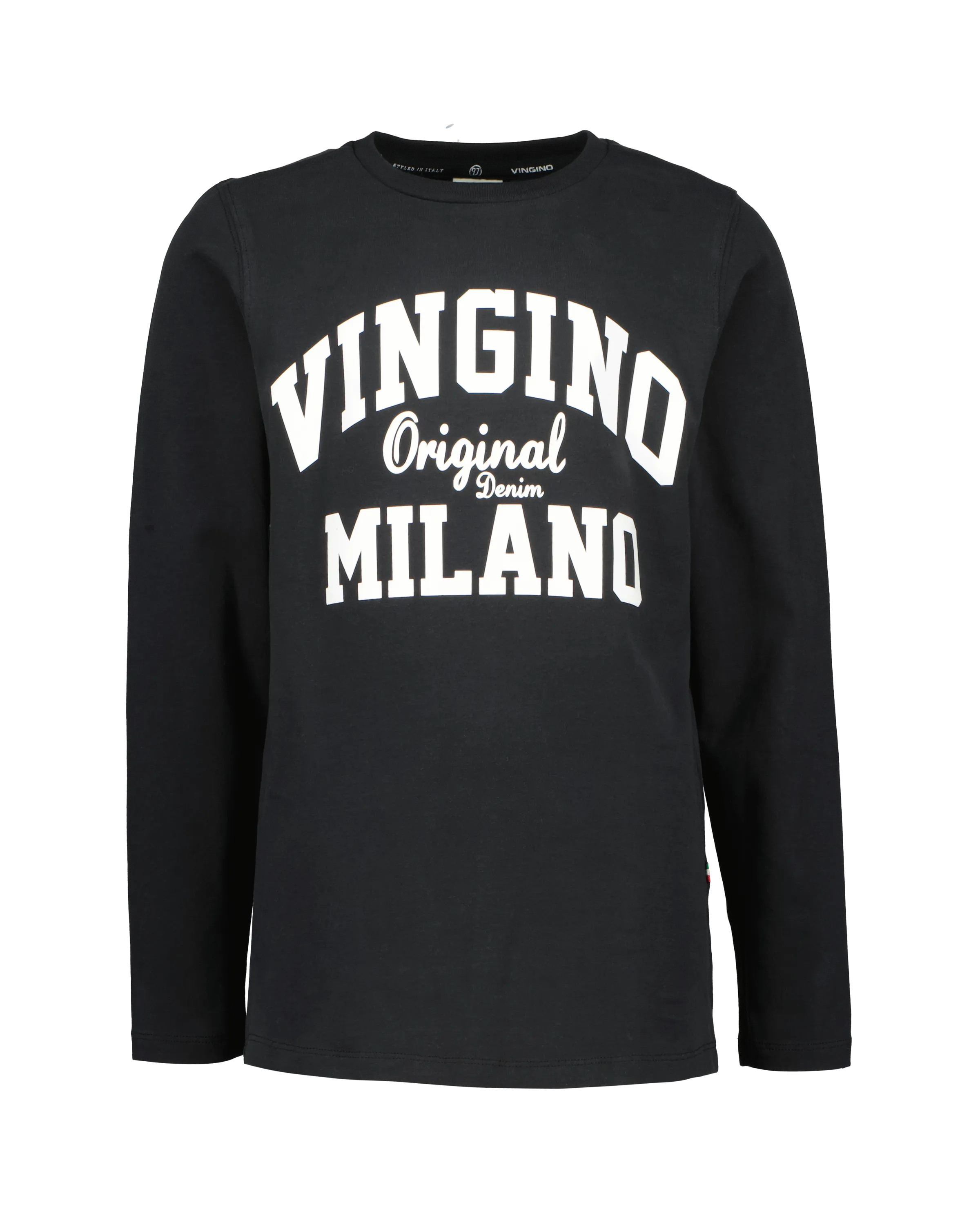 Jongens Classic logo Longsleeve | Zwart