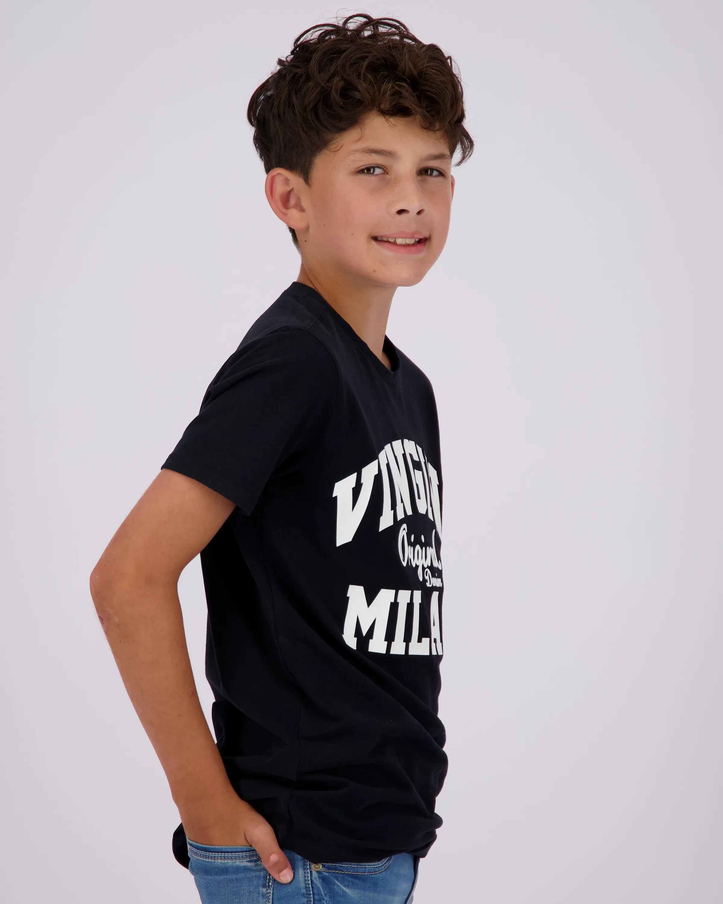 Boys Classic logo t-shirt | Black