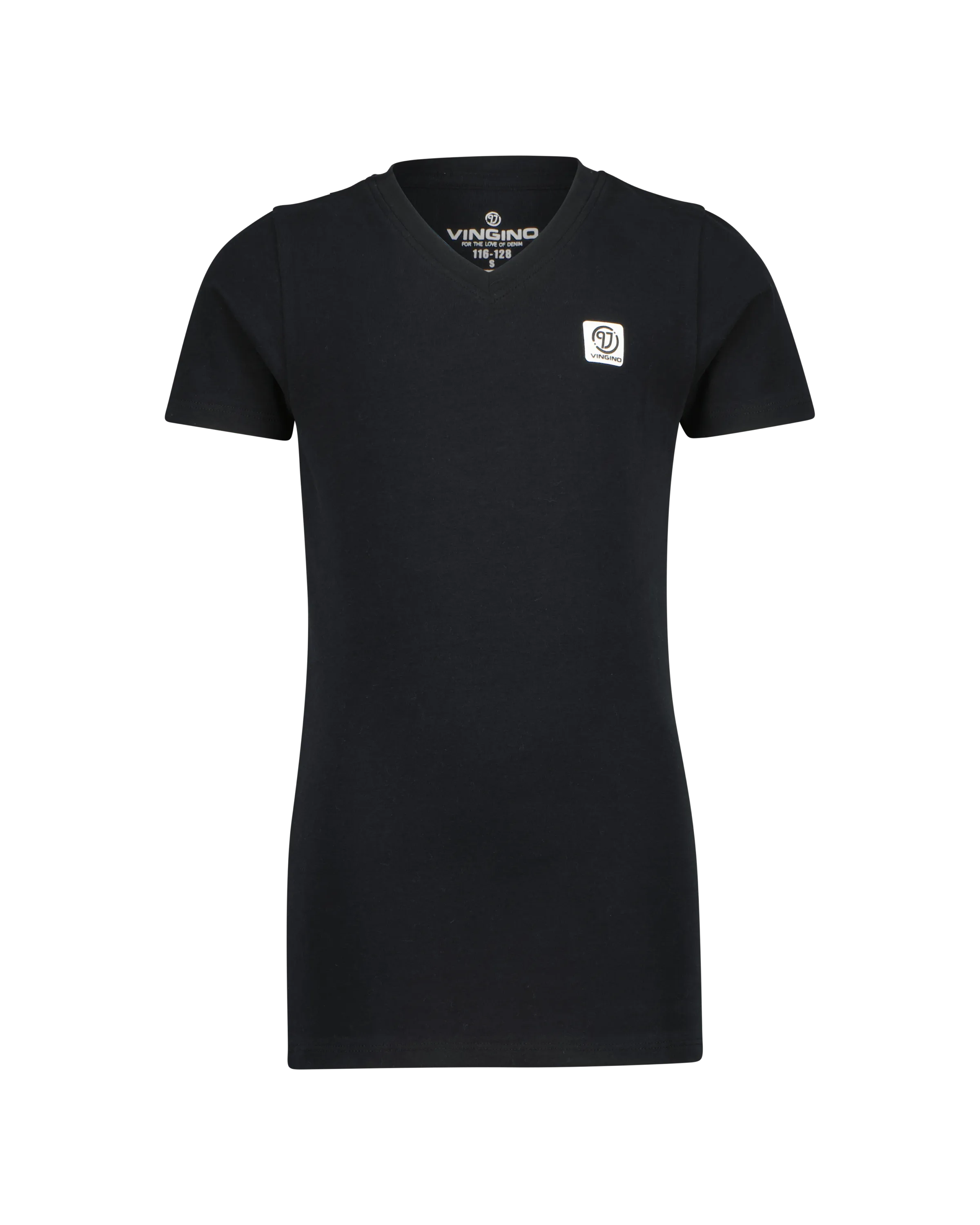 Boys B Basic v-neck T-shirt | Black