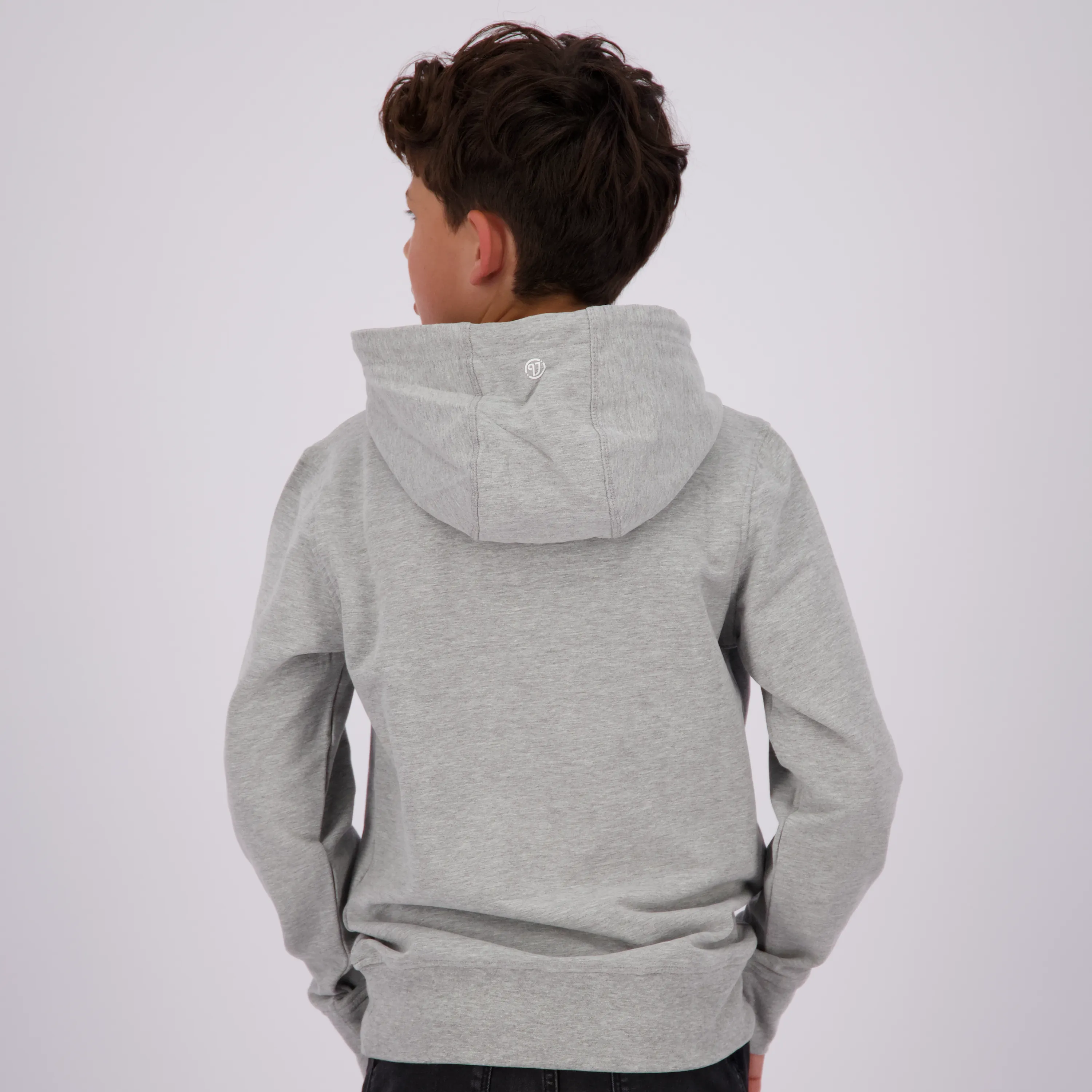 Boys Classic logo hoody | Grey