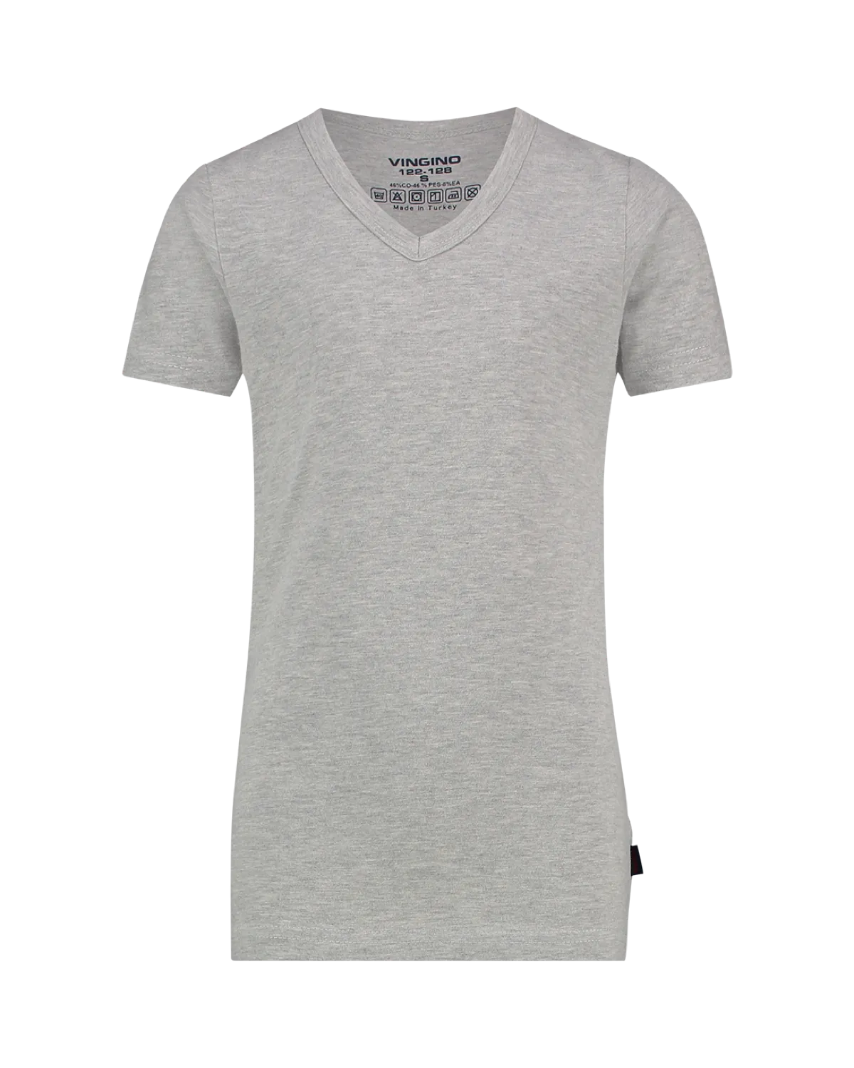 Jongens Top Short Sleeve V Neck Ts Boys | Zwart