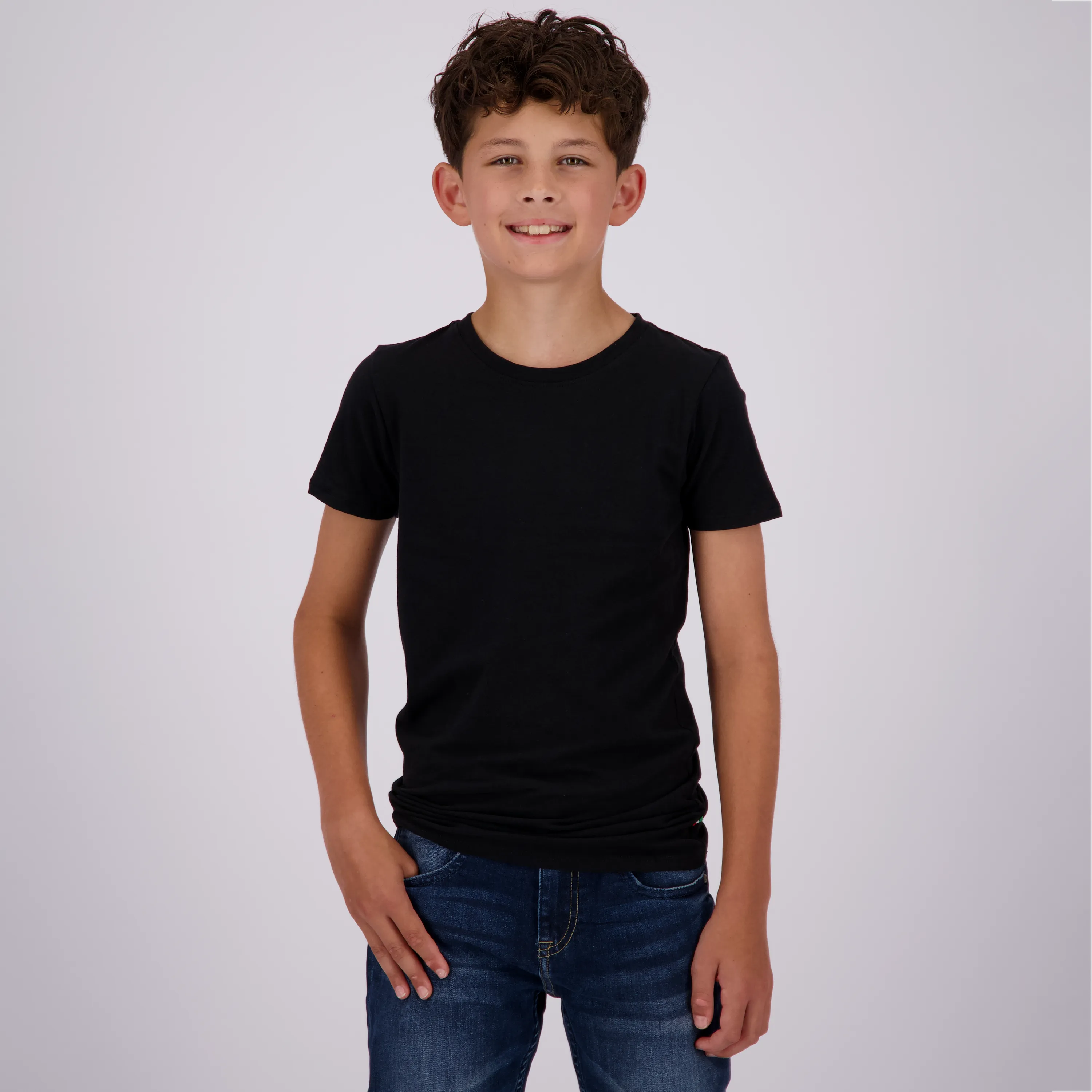 Jongens T-shirt 2 pack | Zwart