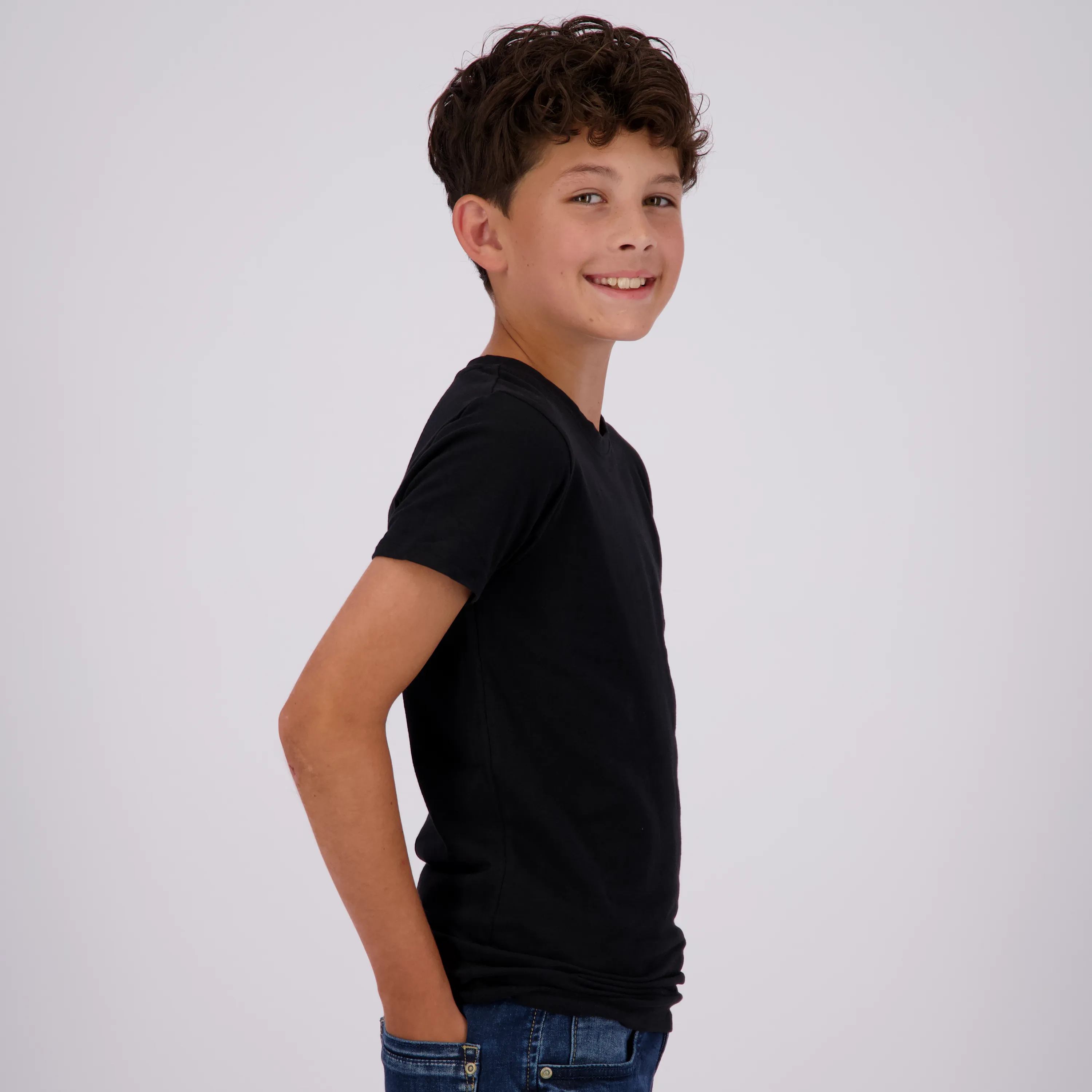 Jongens T-shirt 2 pack | Zwart