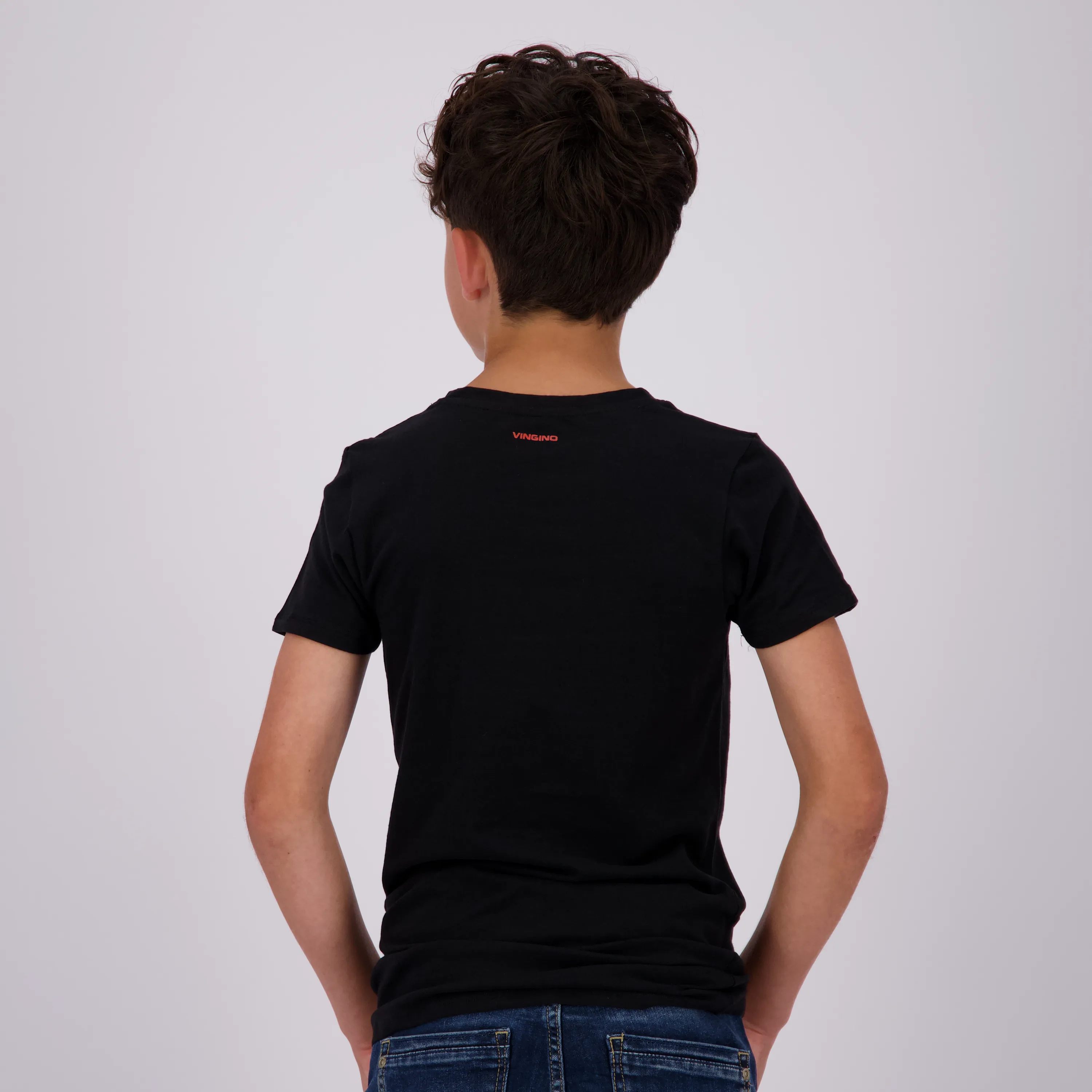Jongens T-shirt 2 pack | Zwart