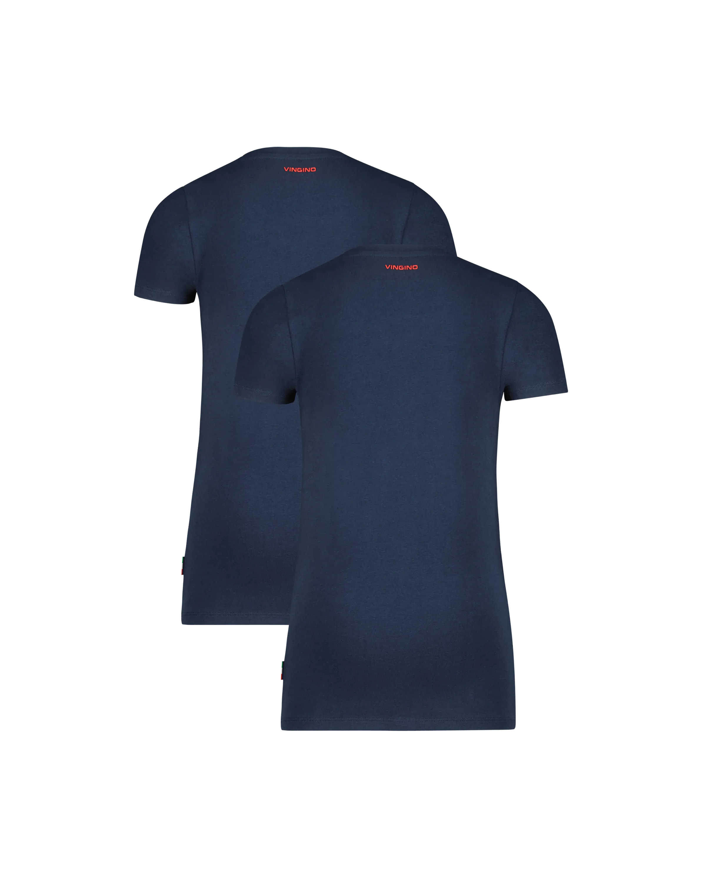 Boys T-shirt V-neck 2 pack | Blue
