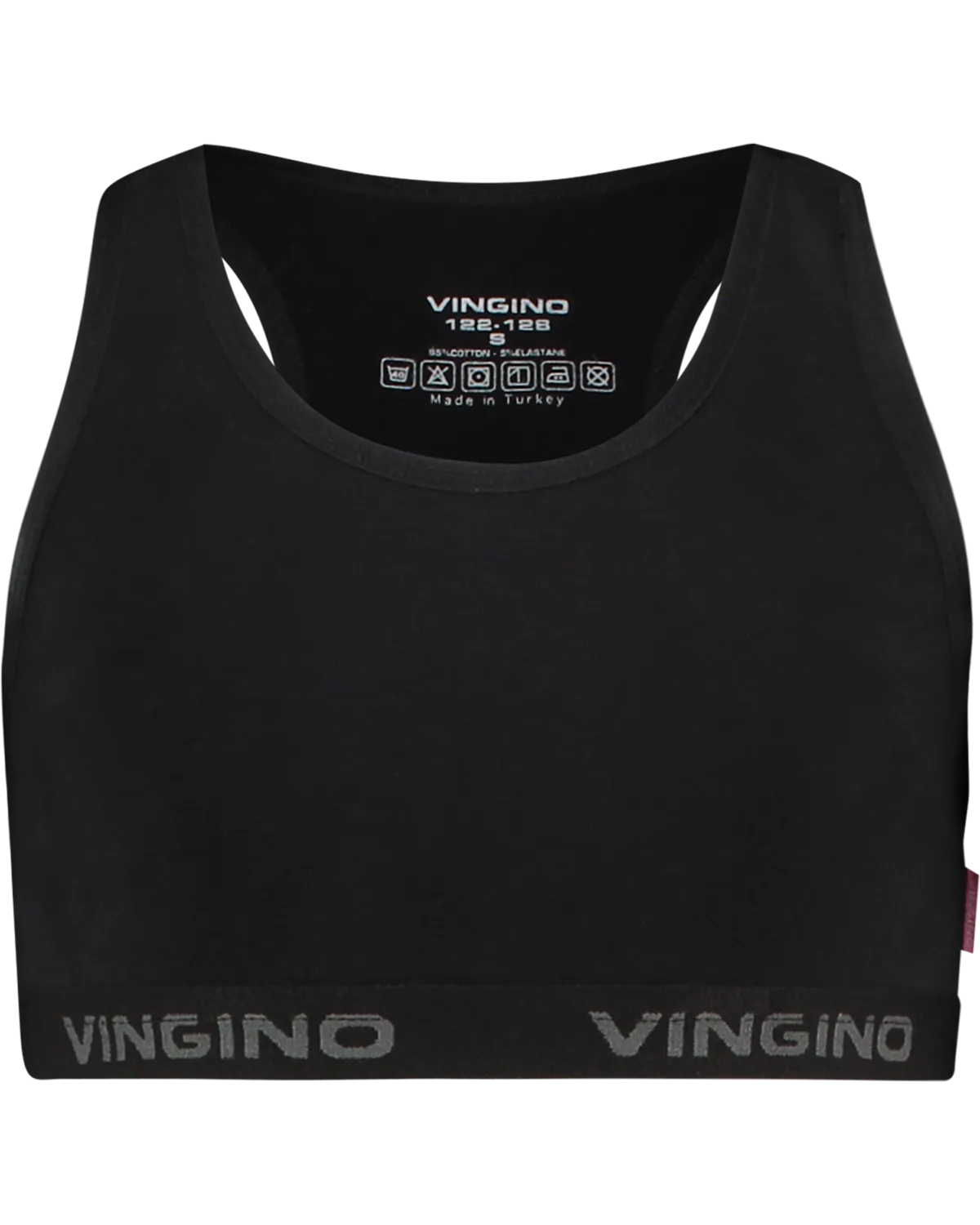 Meisjes Top Racer Girls | Zwart