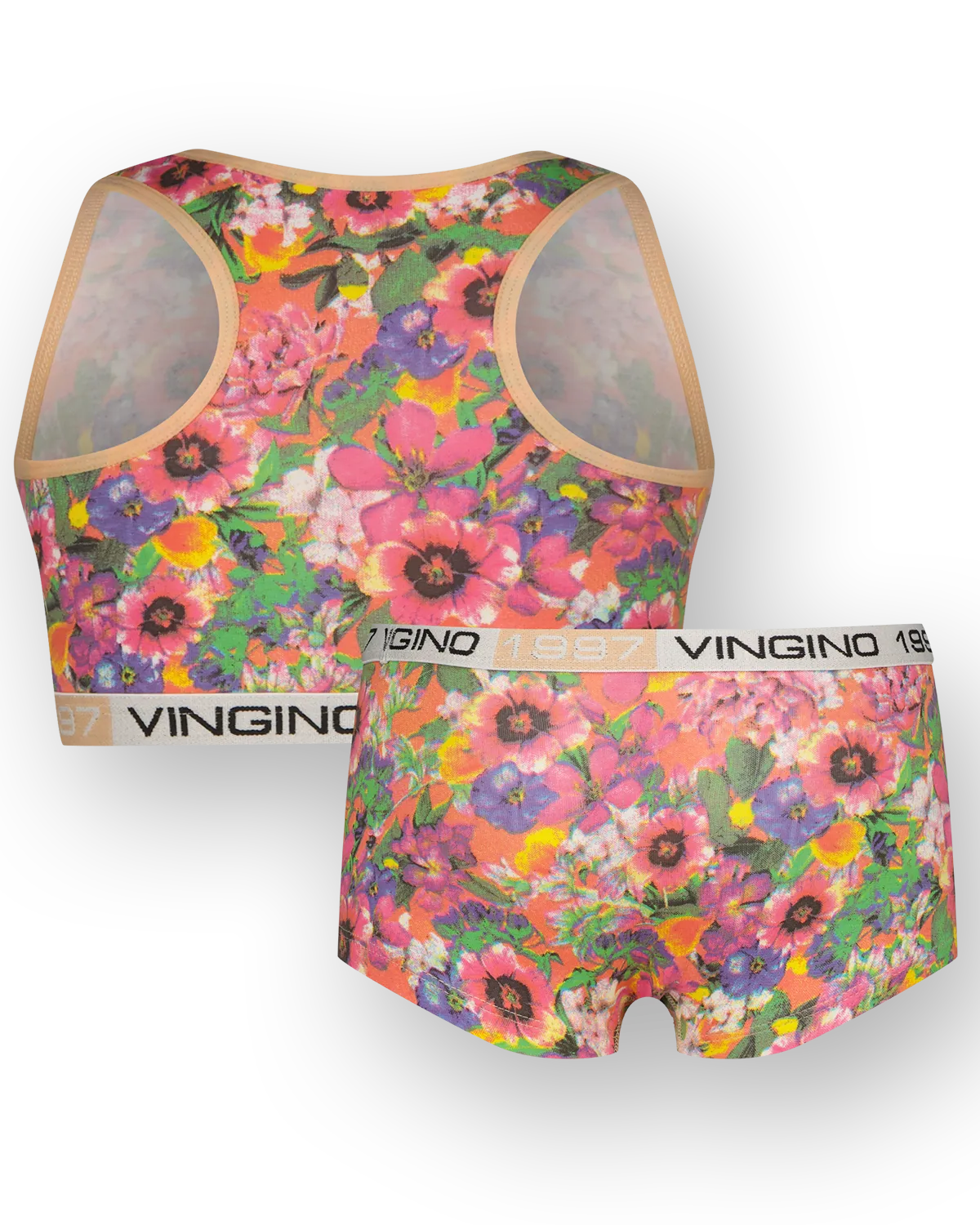 Underwear Set G-SO25-7 flower top set