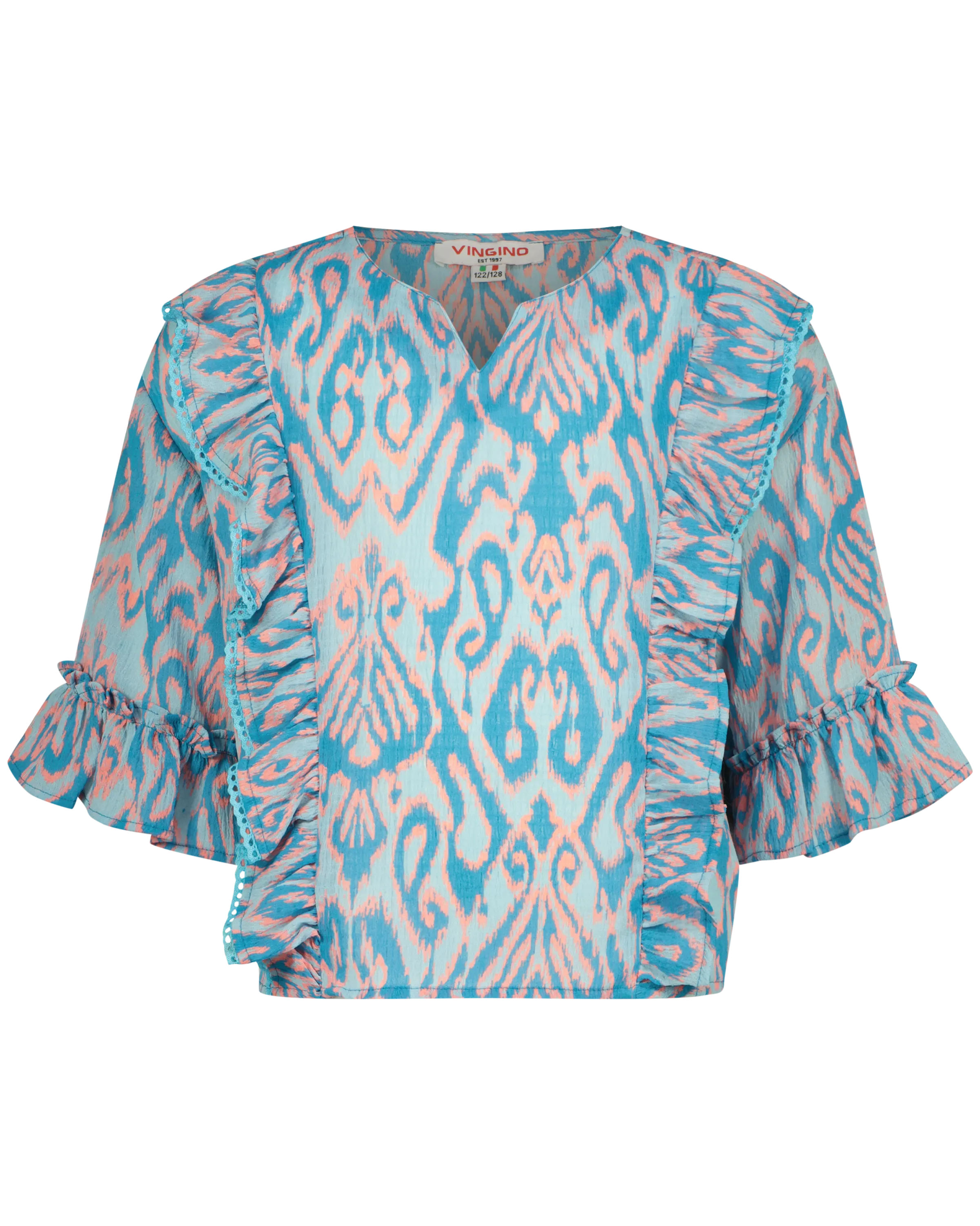 Meisjes Top Letty | Blauw