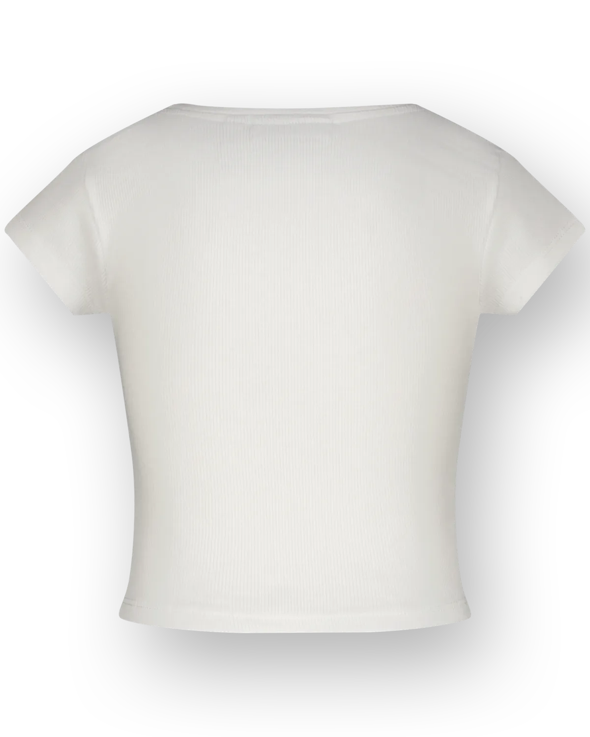 T-Shirt Basic-Crop Rib Tee